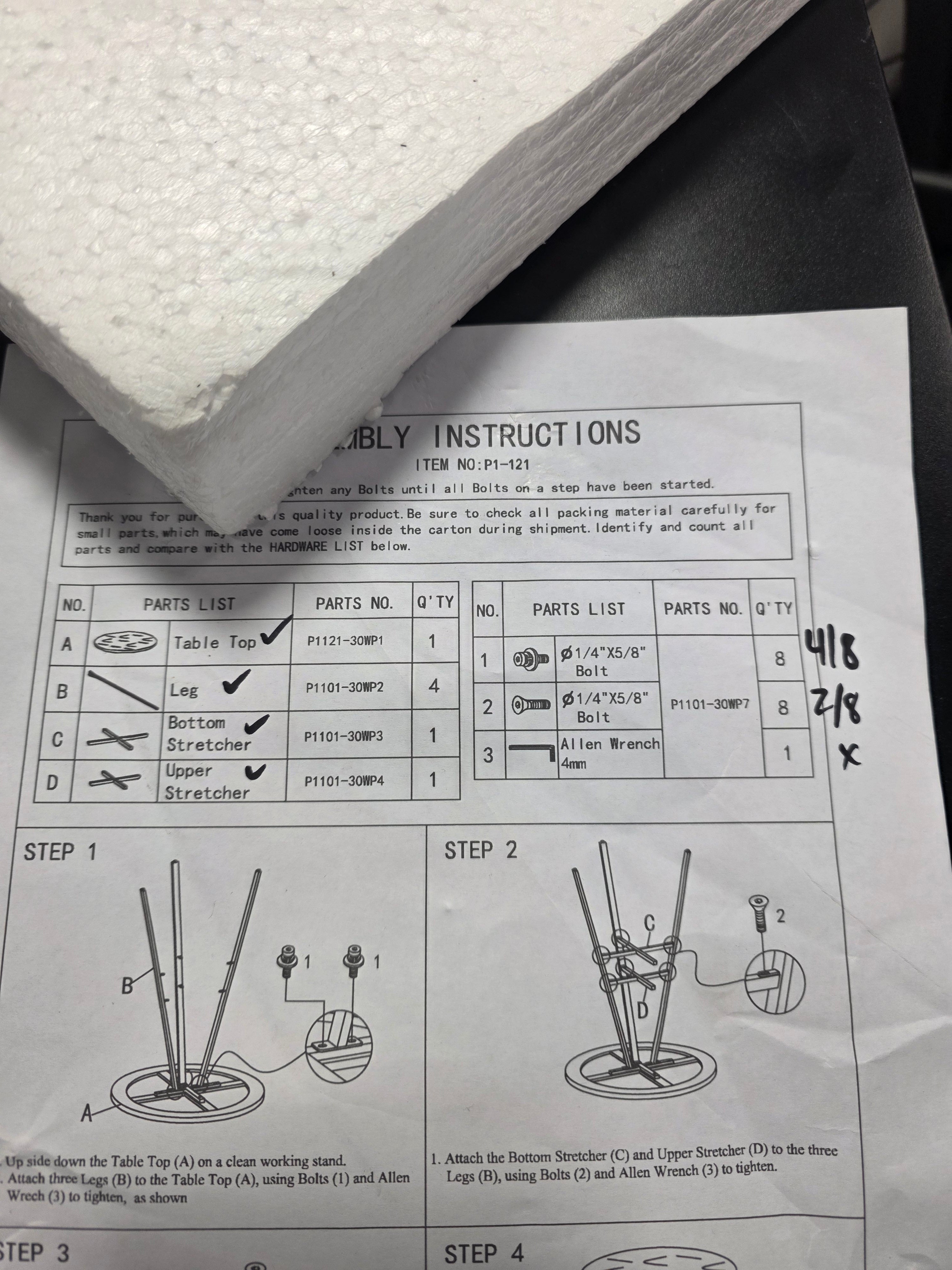 Deanna Round Metal Base Dining Table