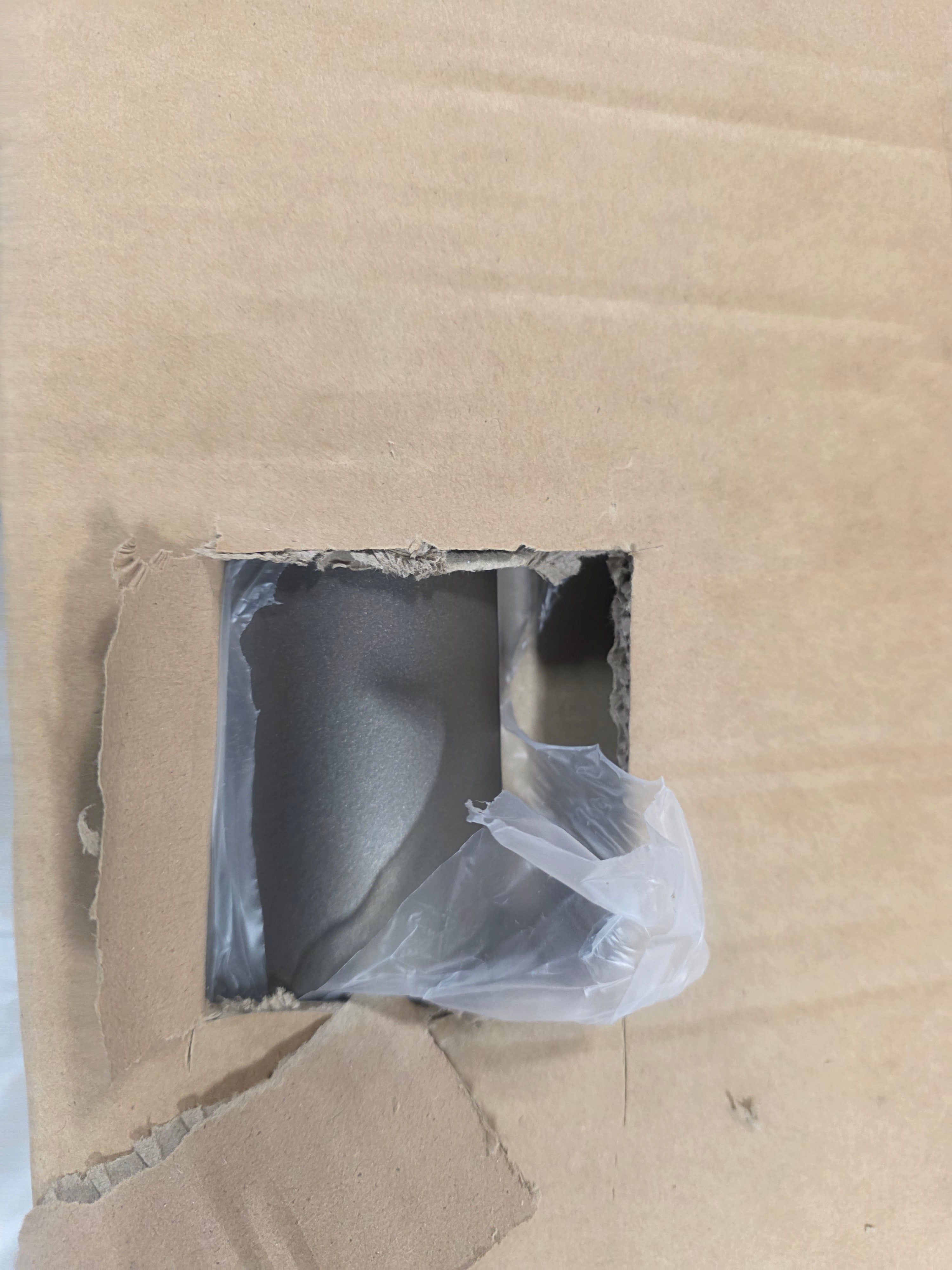 Door Semi-Frameless Shower Door with Two Handles and Clear Glass