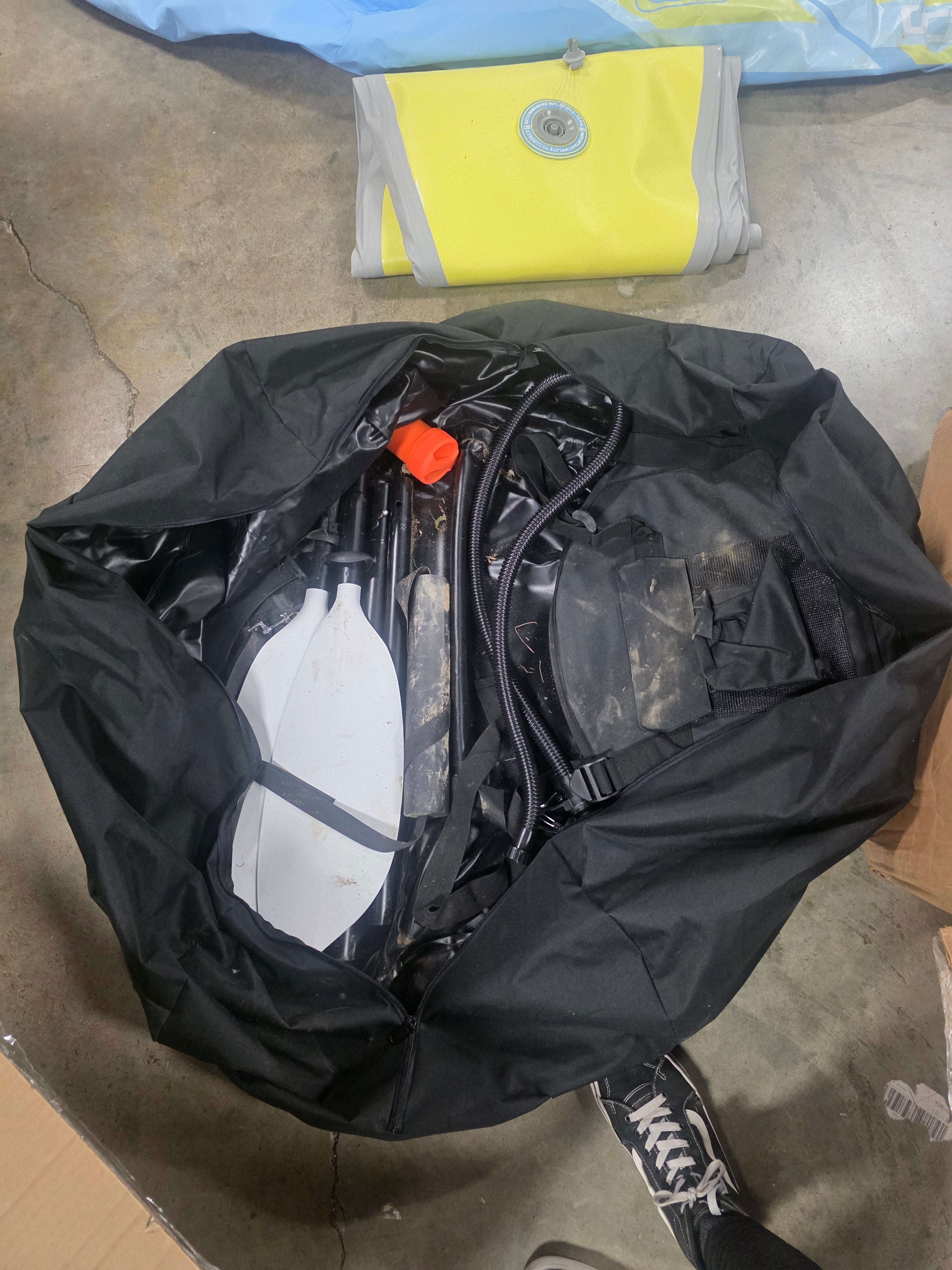 OCEANBROAD INFLATABLE KAYAK 1-PERSON, BLUE