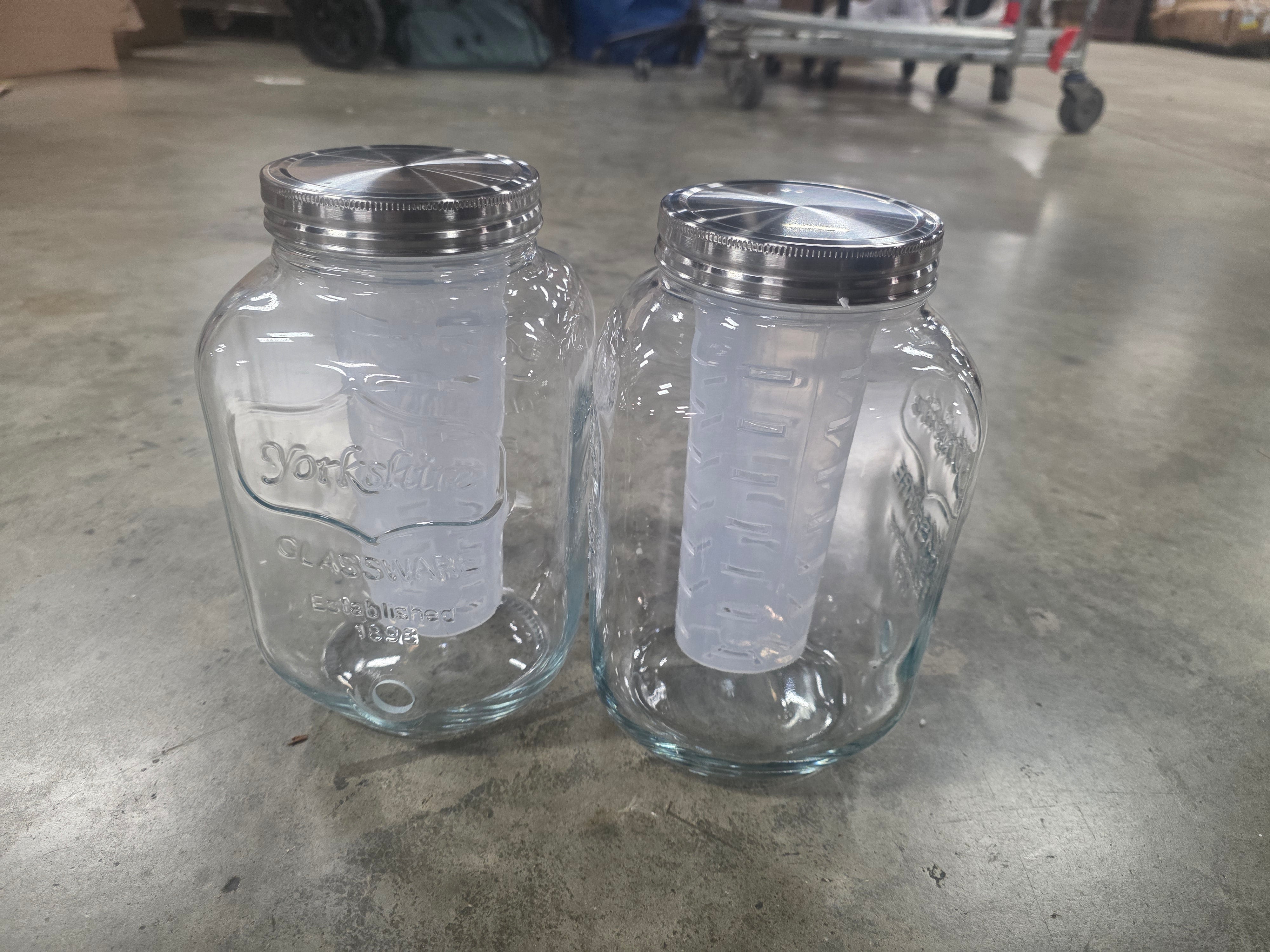 2 Pack Beverage Dispensers with Stand