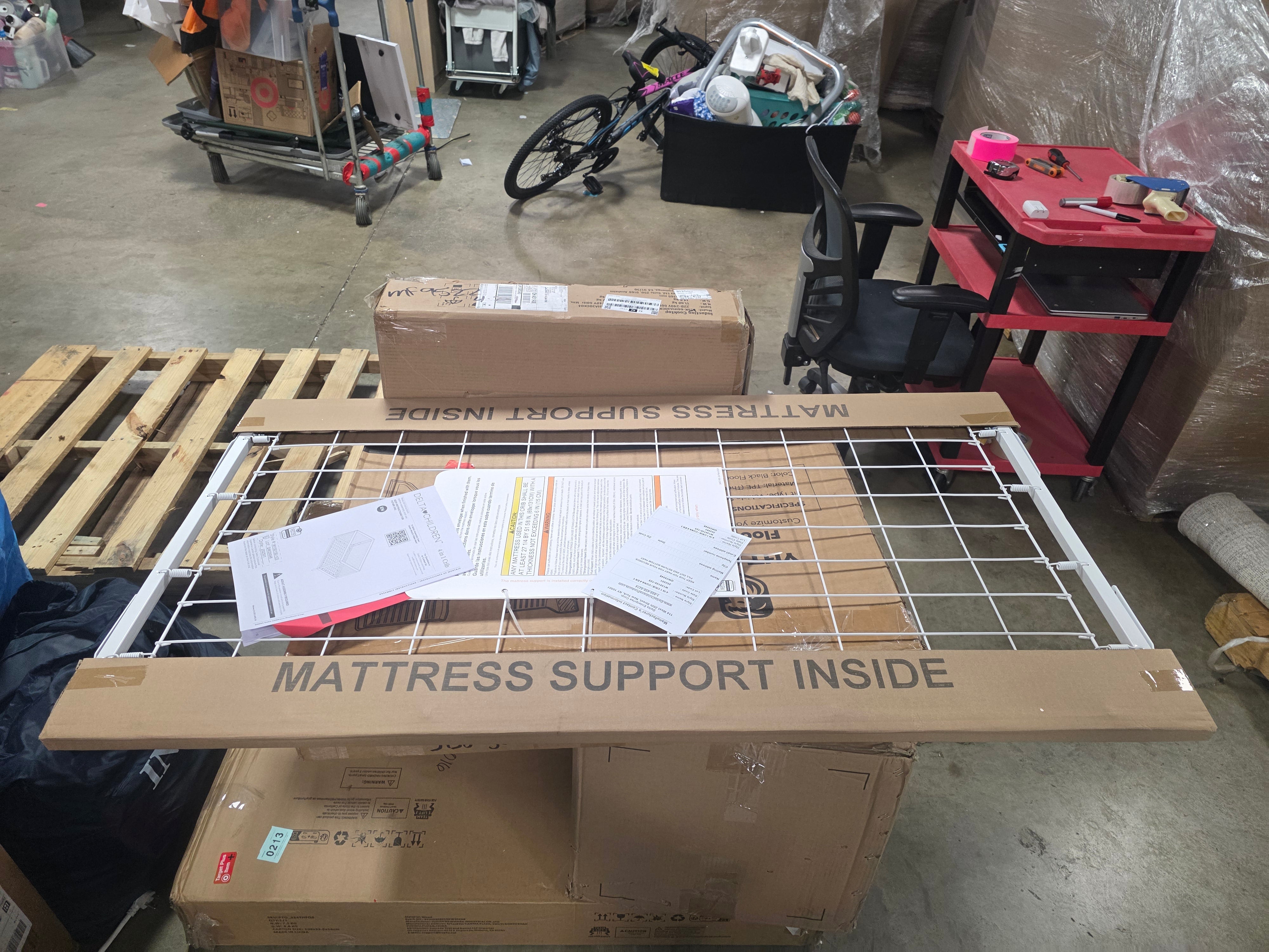 Essex 4-in-1 Convertible Baby Crib, Bianca White/Natural Legs