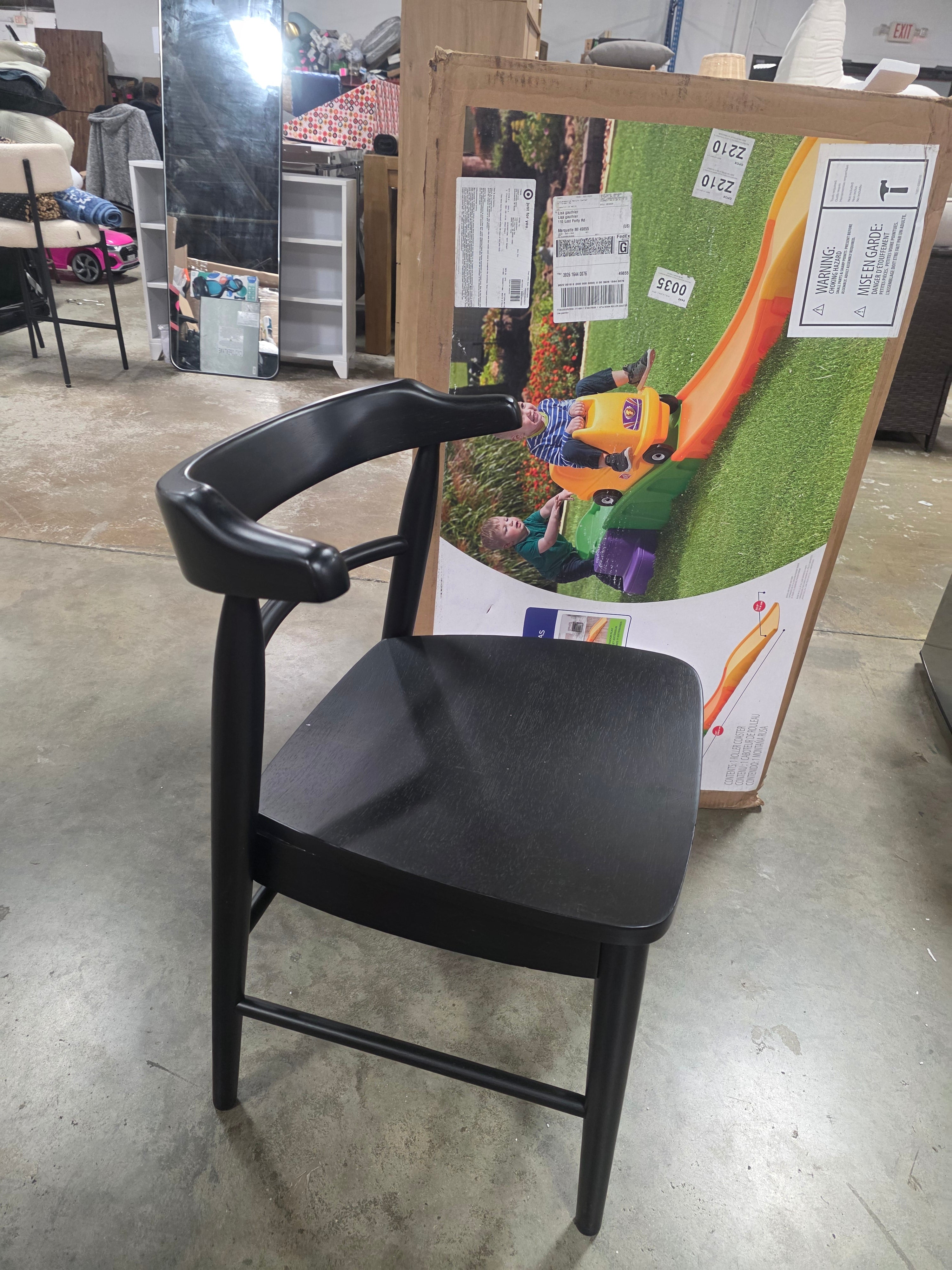 Kaysville Curved Back Wood Dining Chair