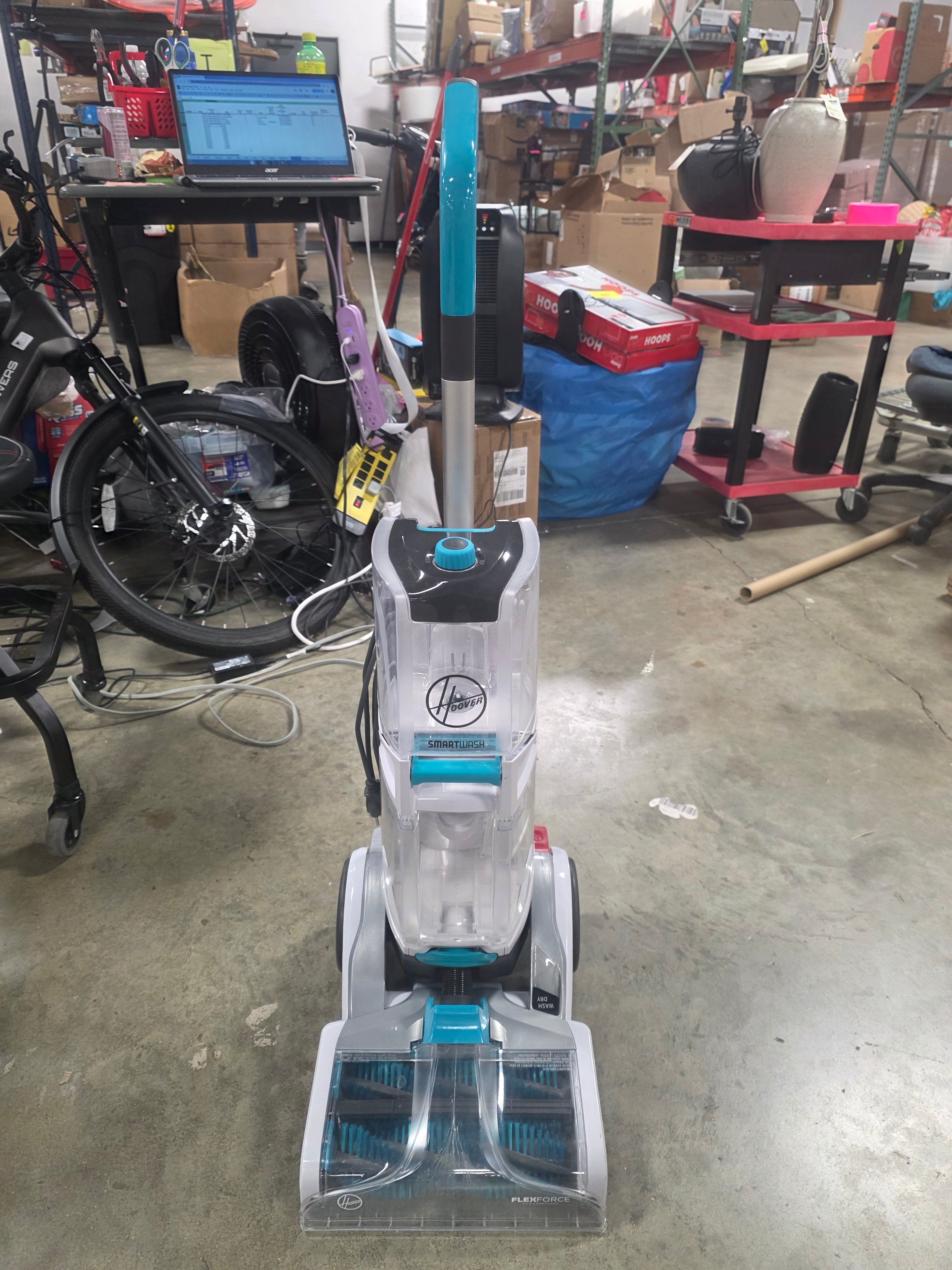 SmartWash Automatic Carpet Cleaner Machine and Upright Shampooer