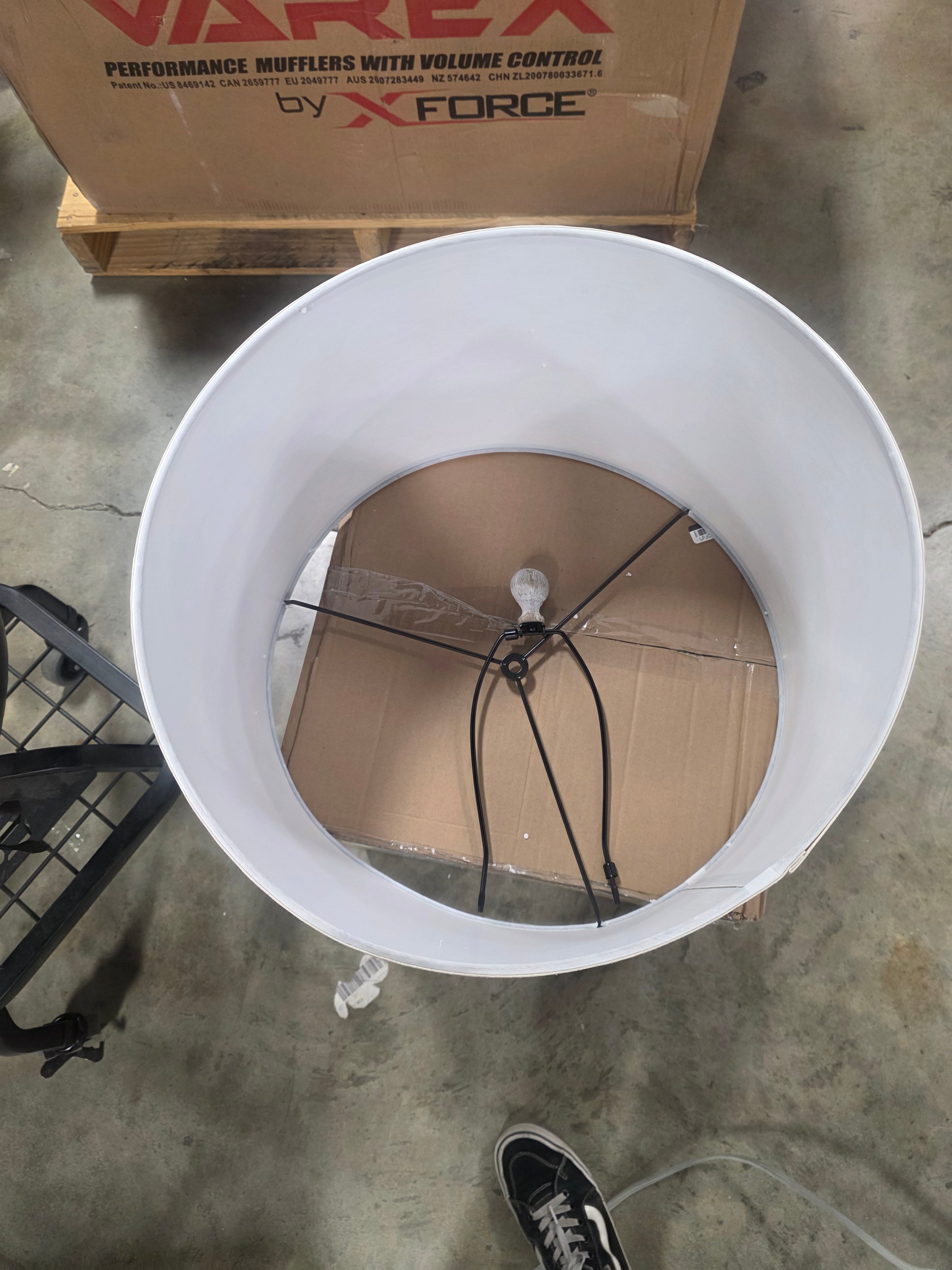 Resin Standing Lamp with 3-Way Switch