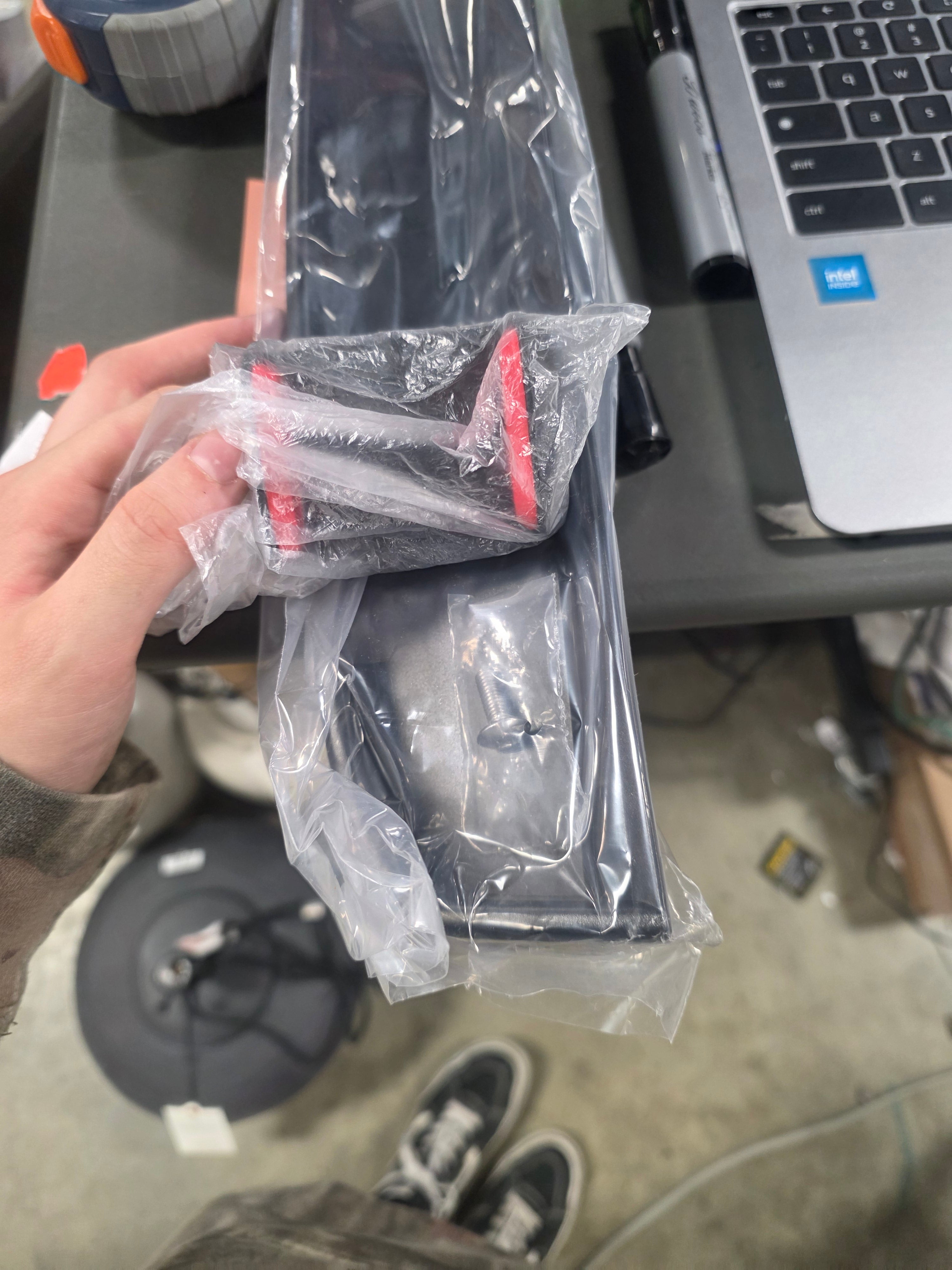 Cell Phone Holder Dash Mount Holder with Storage Box Bracket Center Console Interior Accessories Compatible with Dodge RAM 2012-2017