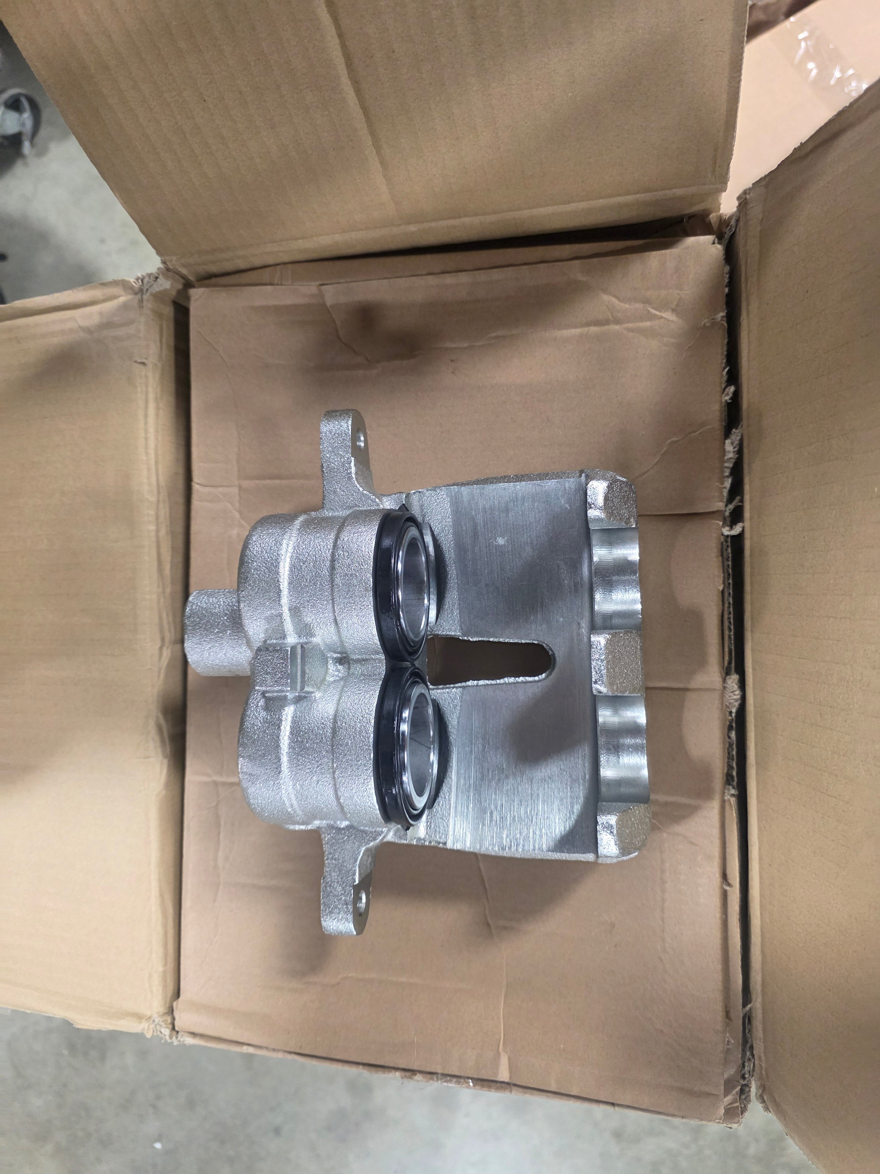 2pcs Disc Brake Caliper Set Front Left Driver and Right Passenger Side Metal Steel Without Bracket