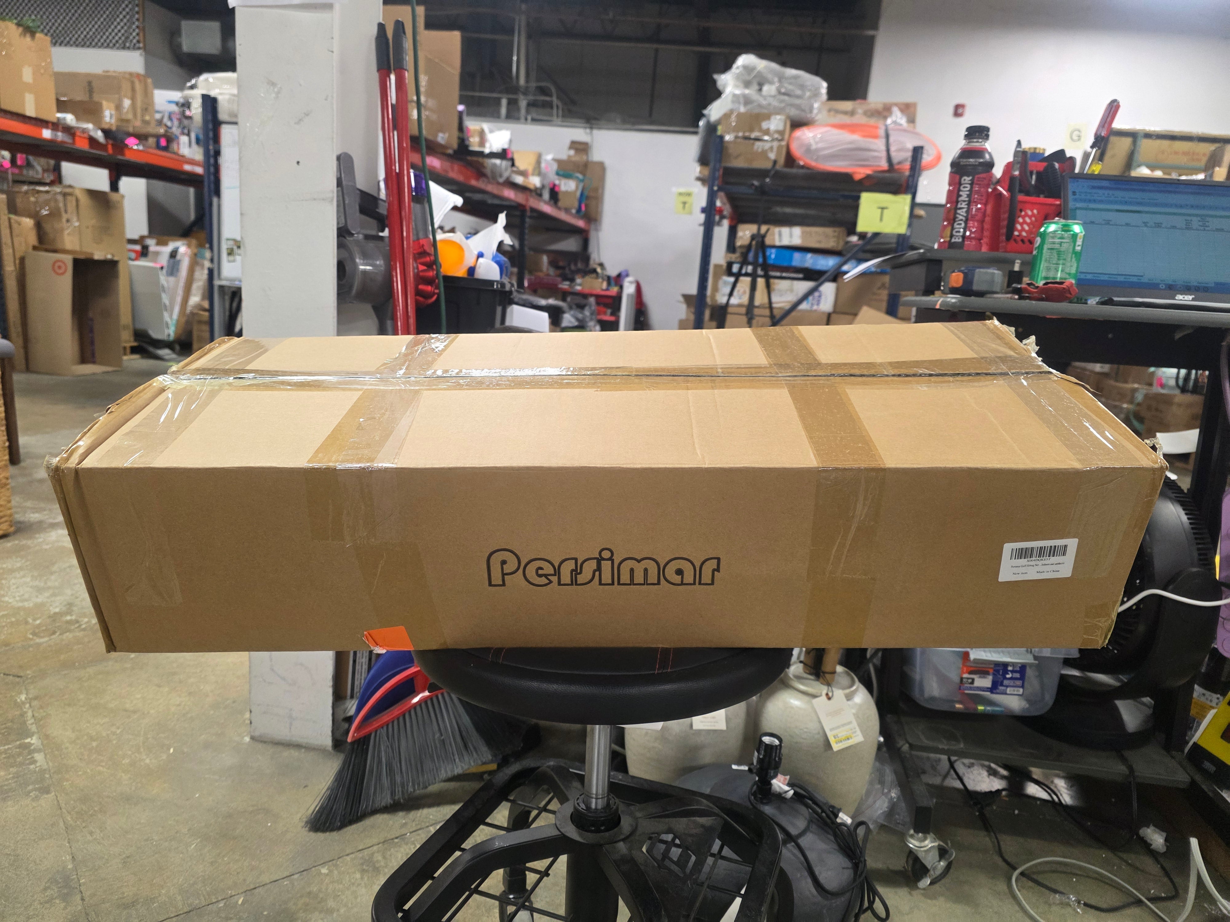 Heavy Steel Frame with 2 Net Side Barriers,for Backyard Driving Chipping Swing Training