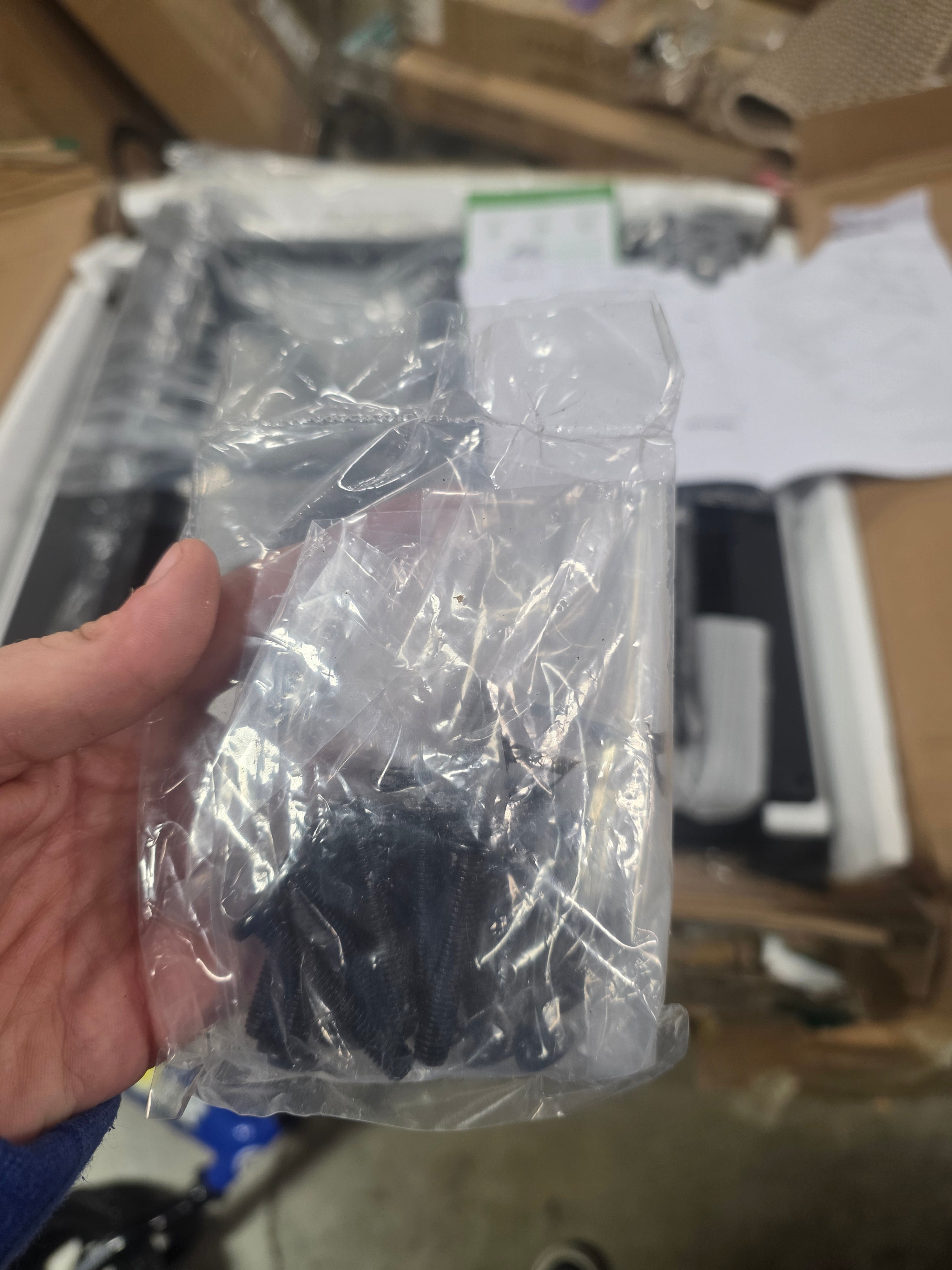 End Table, Large Square Side Tables with X-Frame, 2-Tier Storage, Black