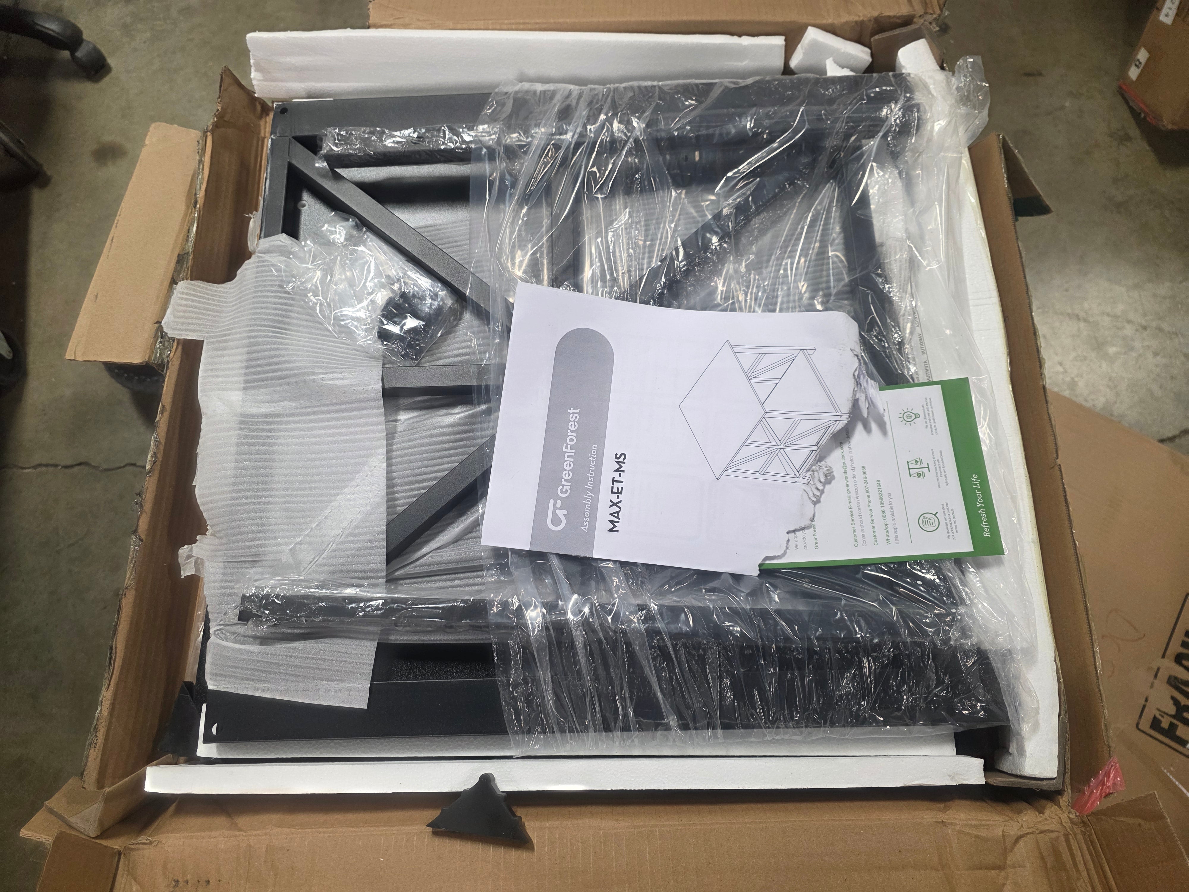 End Table, Large Square Side Tables with X-Frame, 2-Tier Storage, Black