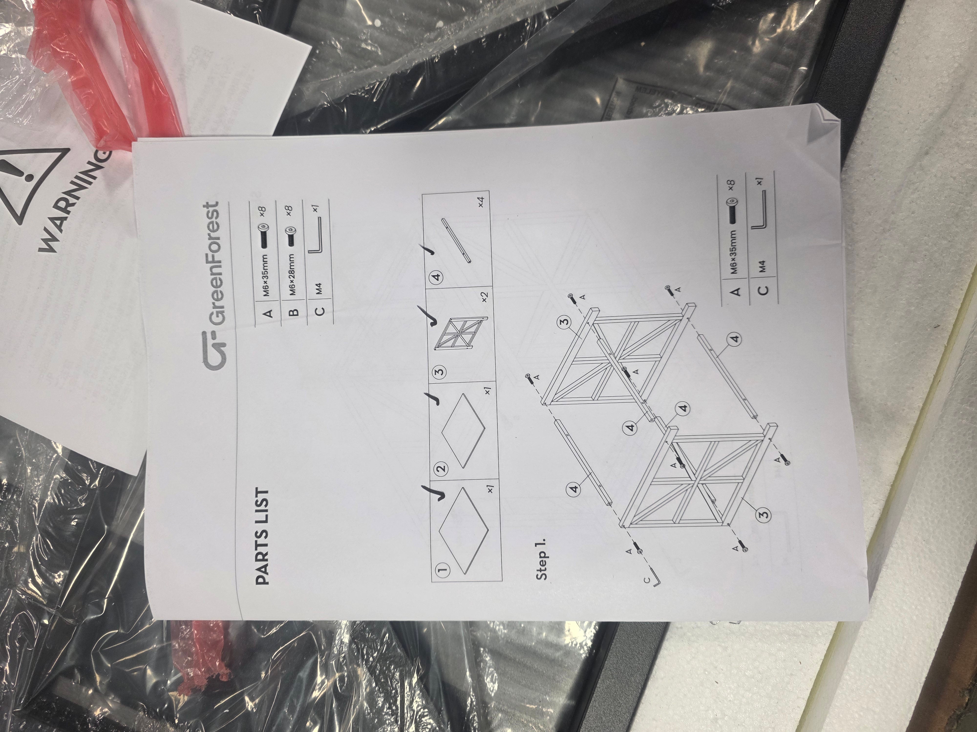 End Table, Large Square Side Tables with X-Frame, 2-Tier Storage, Black