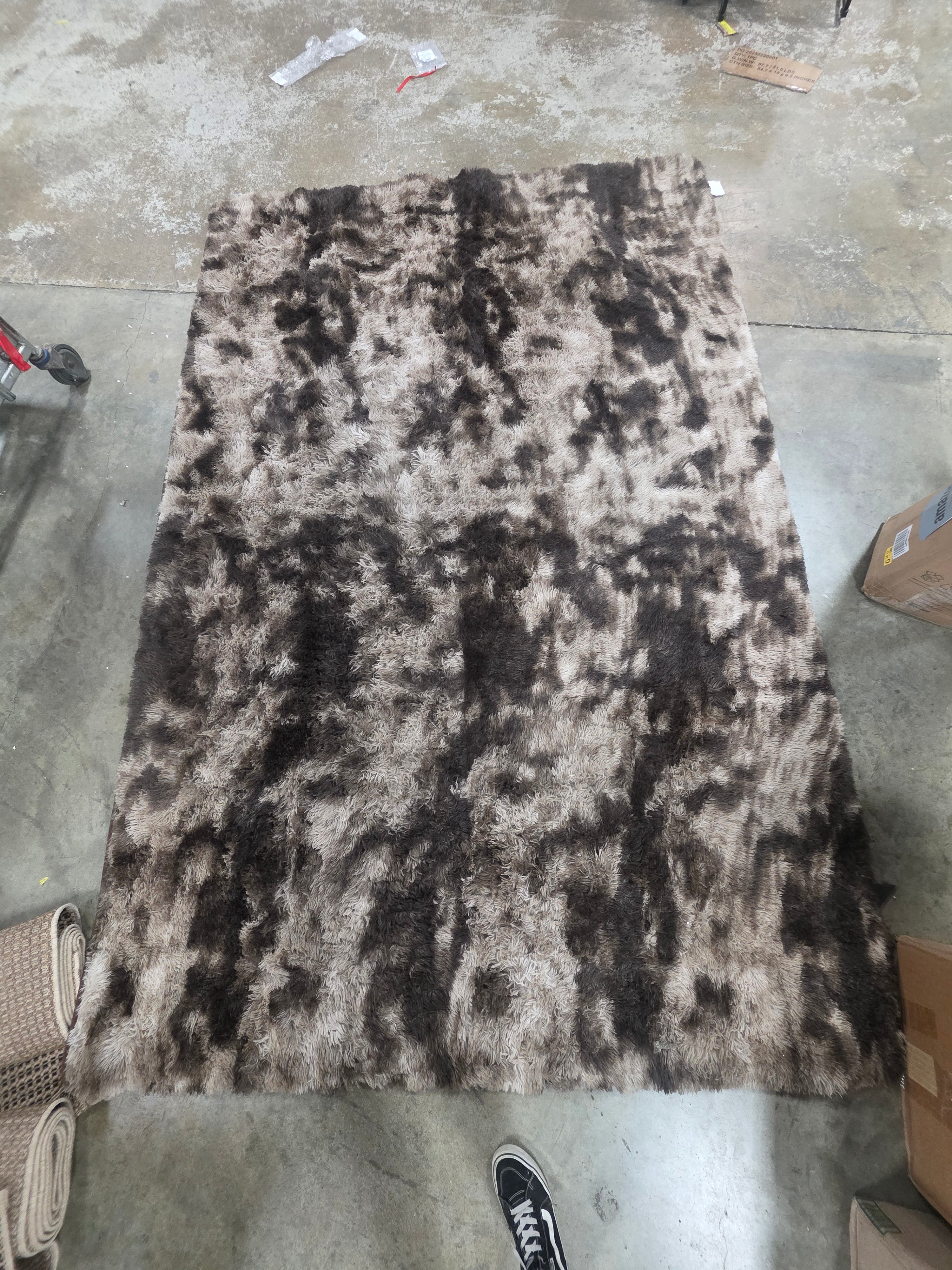 6x9 Feet Soft Fluffy Rugs Shaggy Faux Fur, Coffee