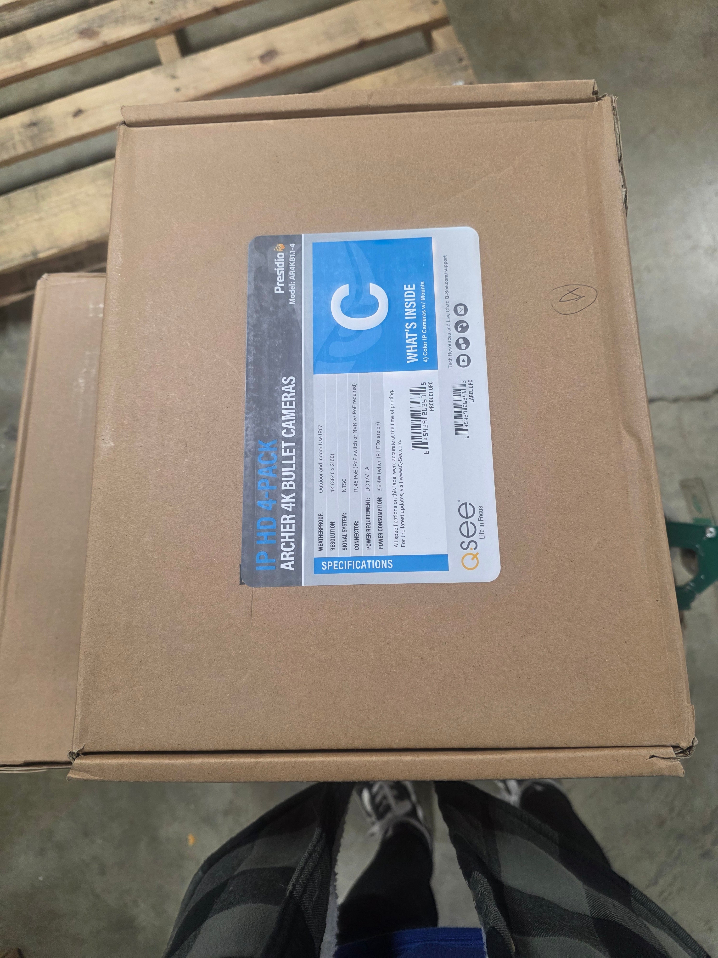 Outdoor/indoor Bullet IP Security Cameras 4x