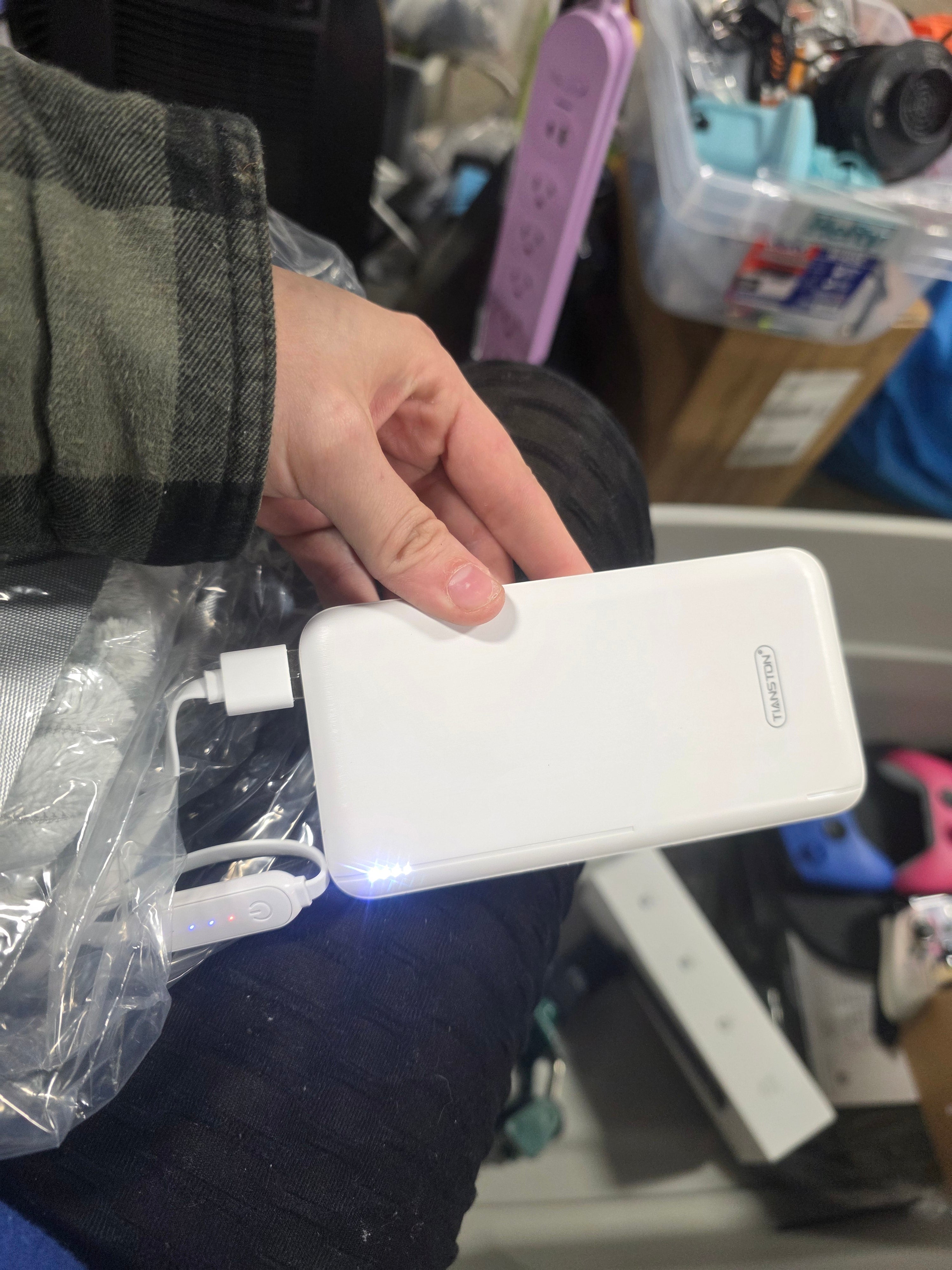 Electric Hand Warmer, Soft Flannel Heated Glove, Grey