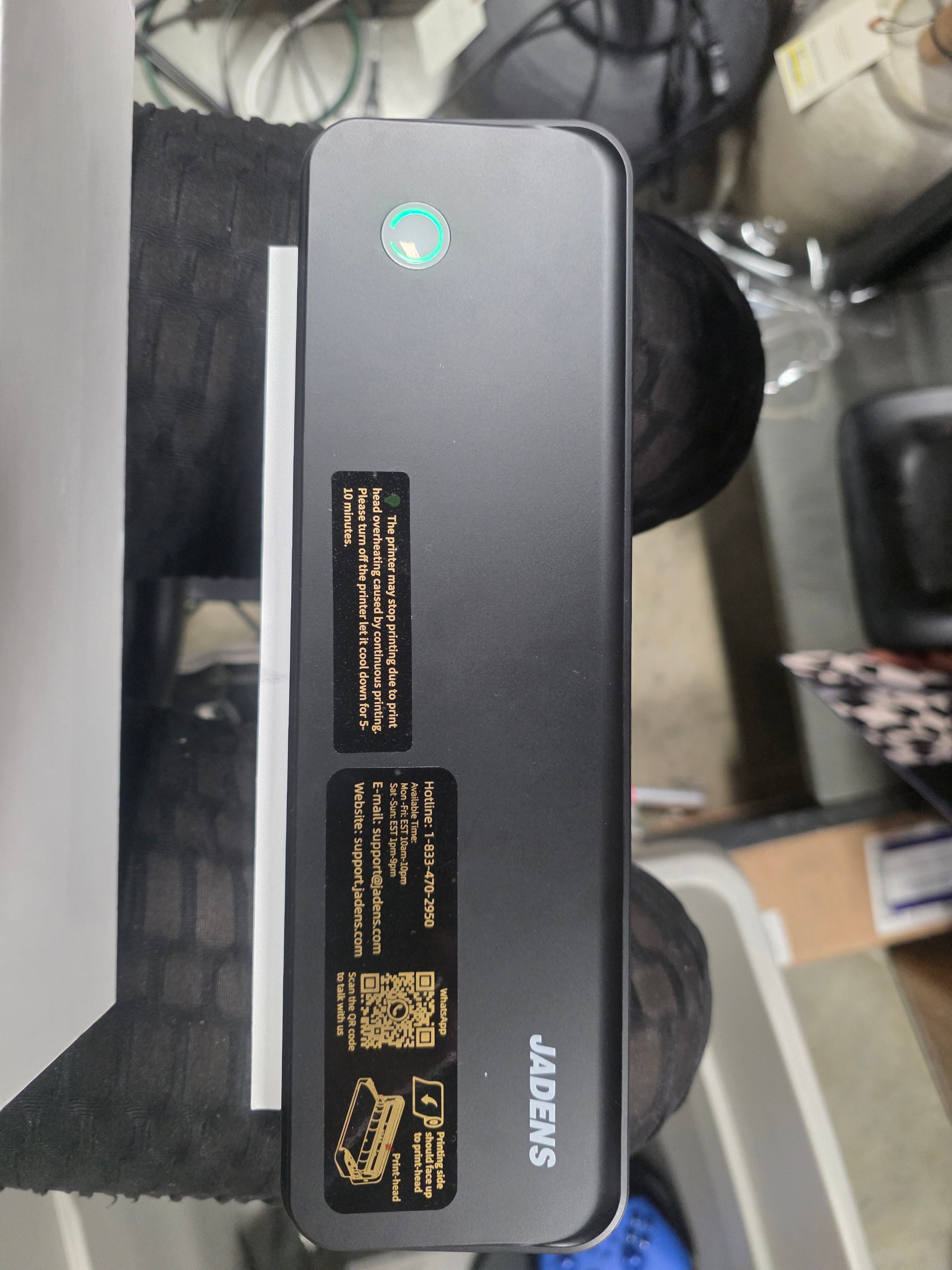 PD-A4 Bluetooth Thermal Portable Printer Support US Letter