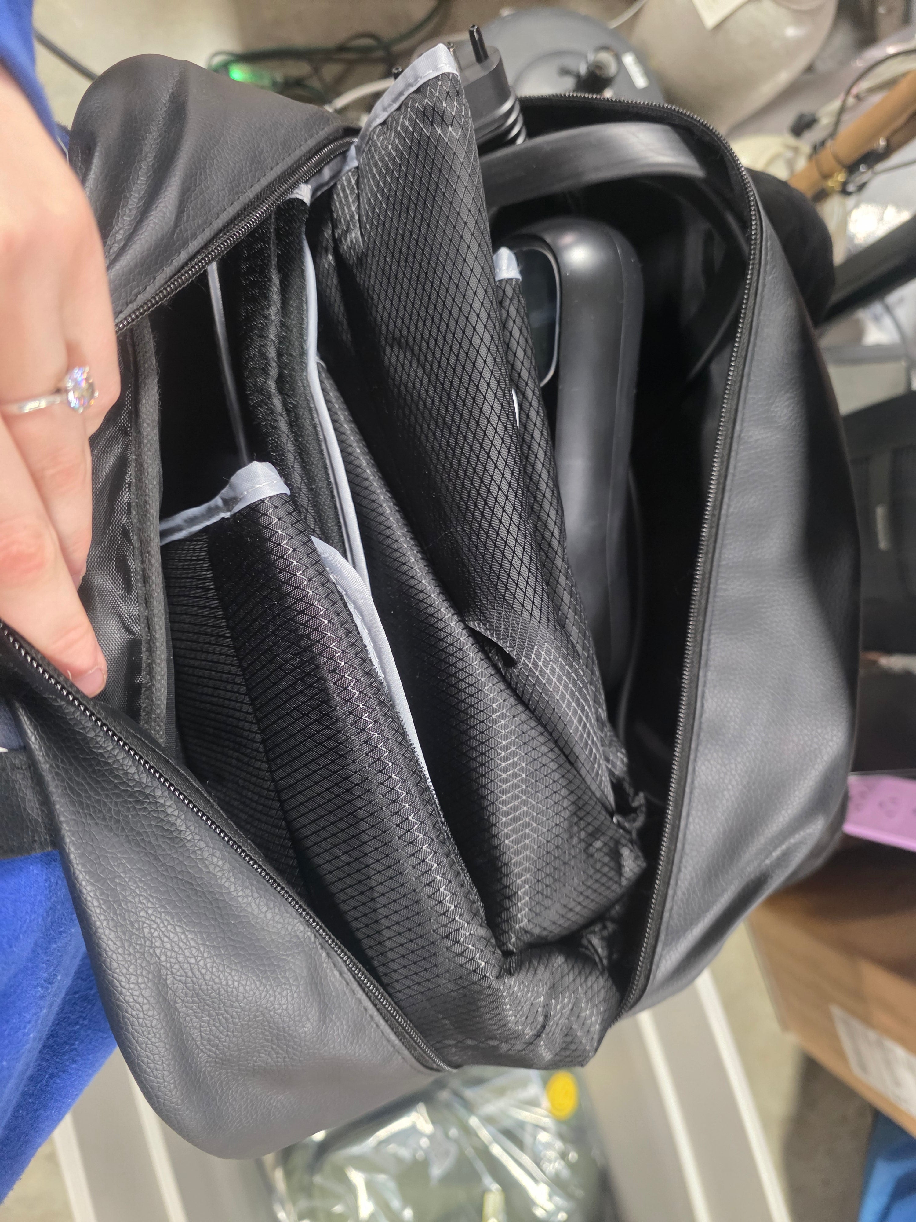 Leg Compression Massager for Circulation, Vericose Veins, Muscle Fatigue, Cramps, 2 Heat Levels Foot/Knee Massager