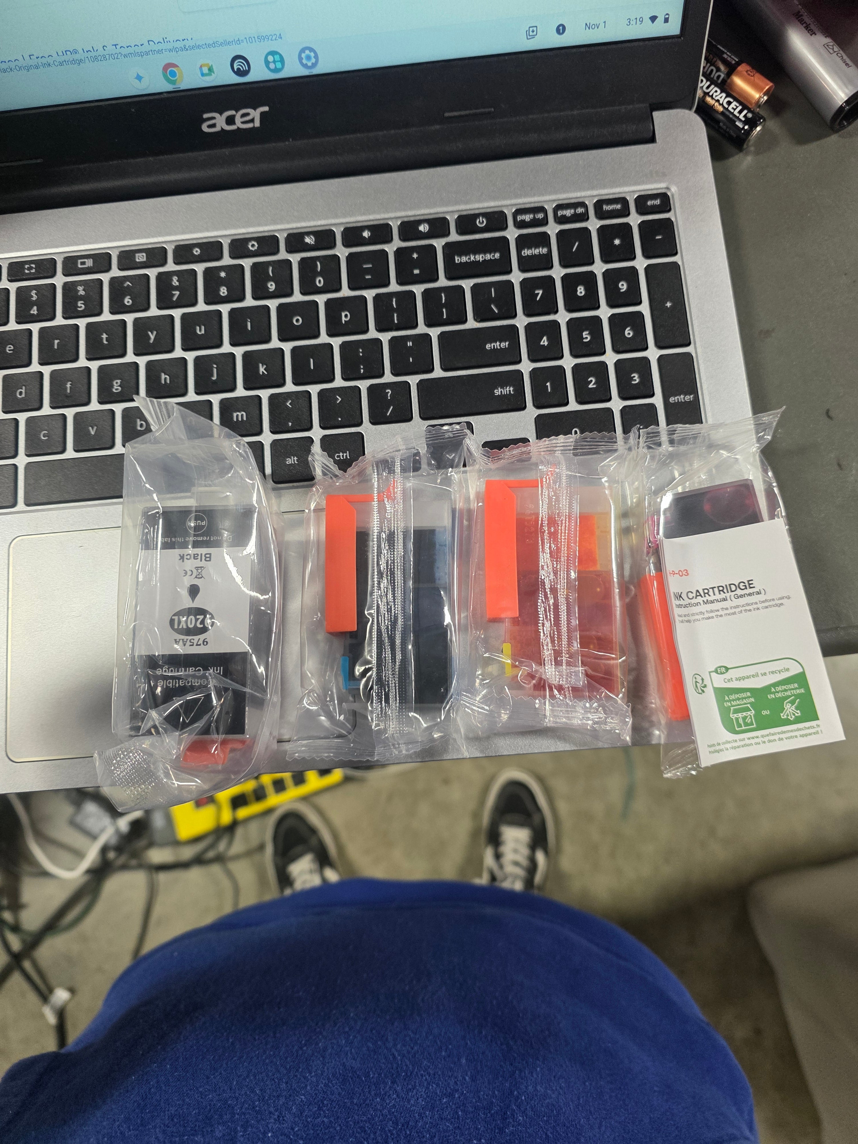 Ink Cartridges Combo Pack High-Yield Replacement for HP Ink Cartridges 4-Pack (Black, Cyan, Magenta, Yellow)