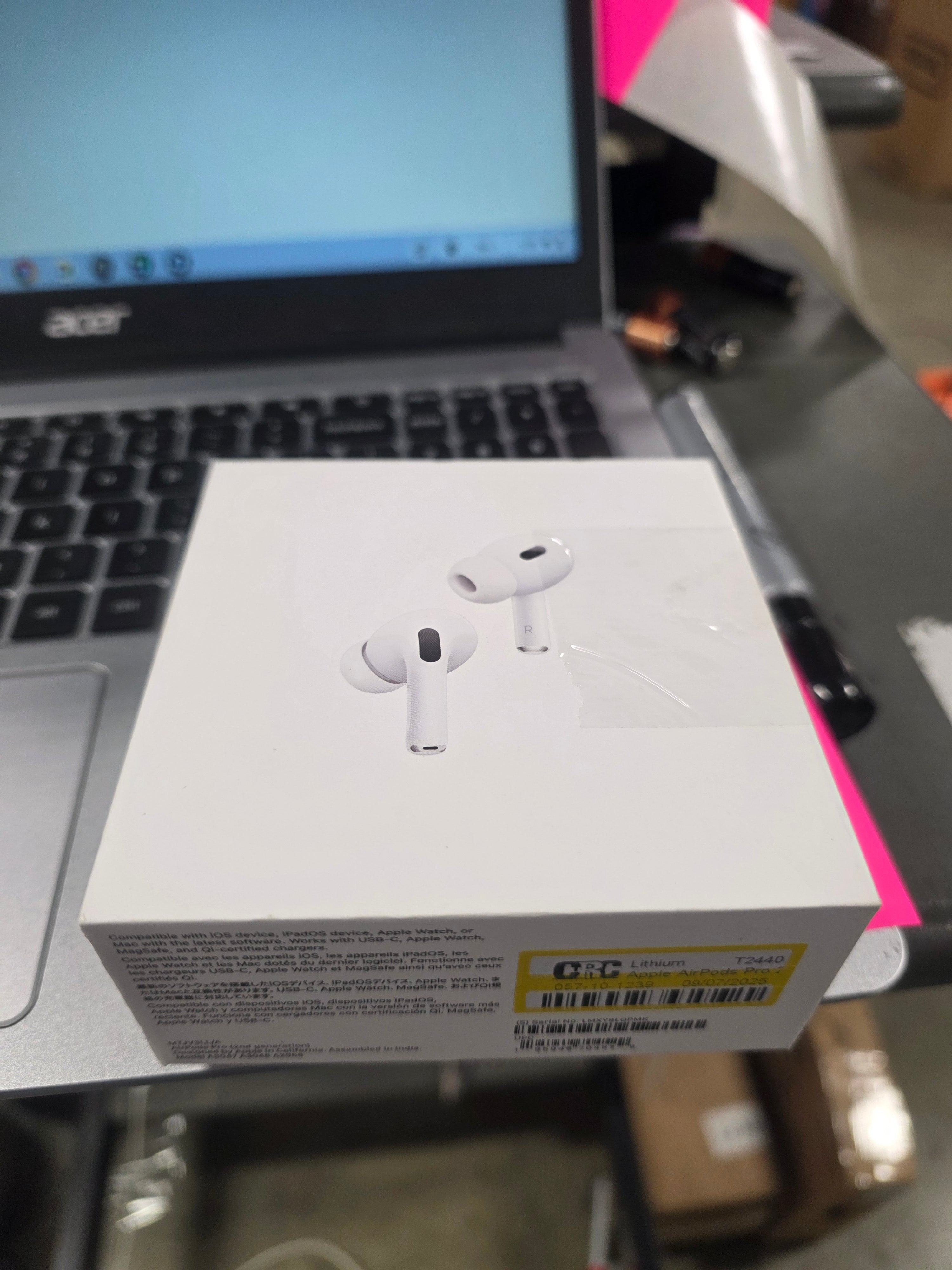 AirPods Pro 2 Wireless Earbuds with Active Noise Cancellation