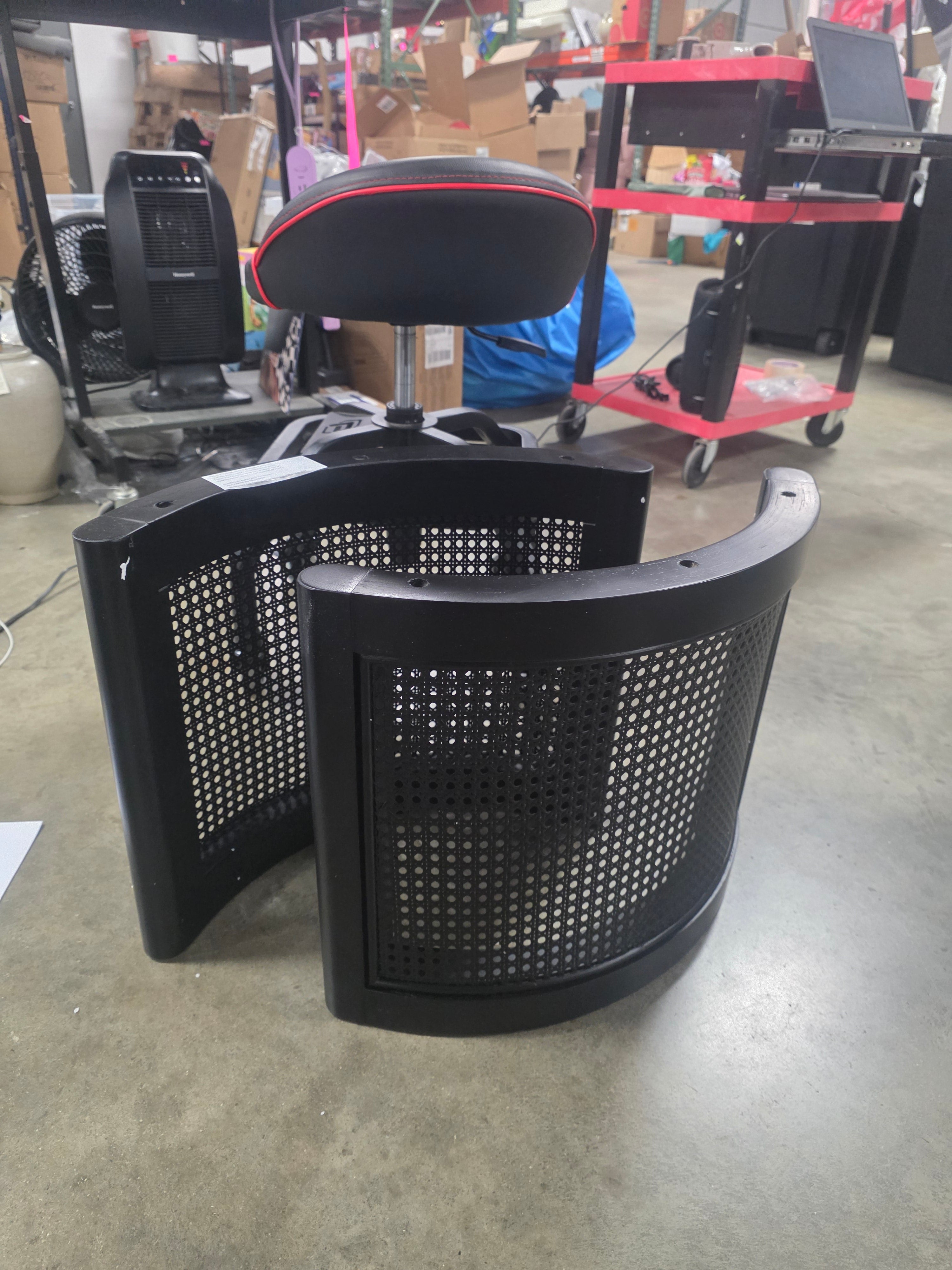 Black Oval MDF Pedestal Coffee Table LEGS ONLY