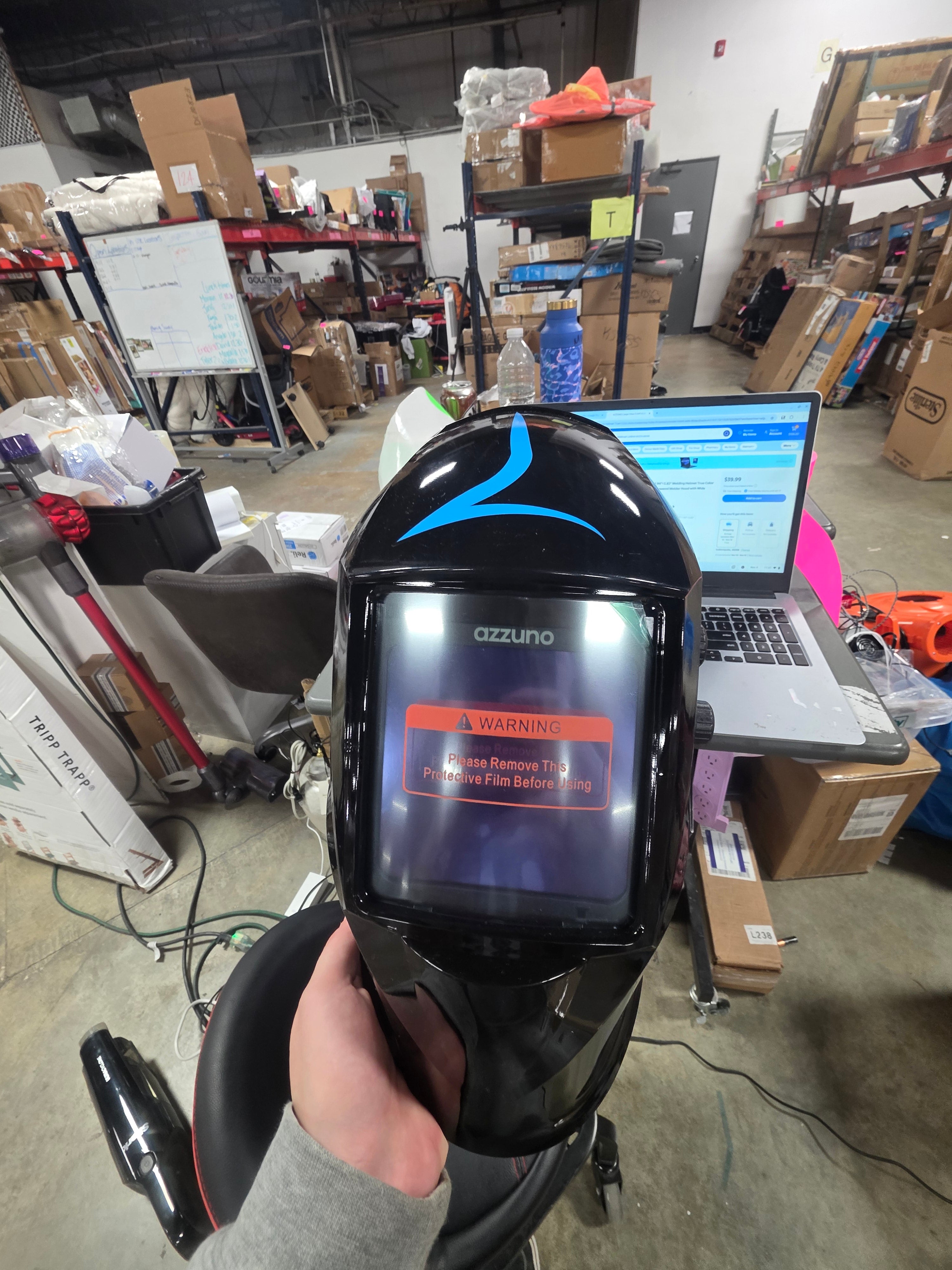 Large View Welding Helmet True Color Auto Darkening Solar Powered Welder Hood