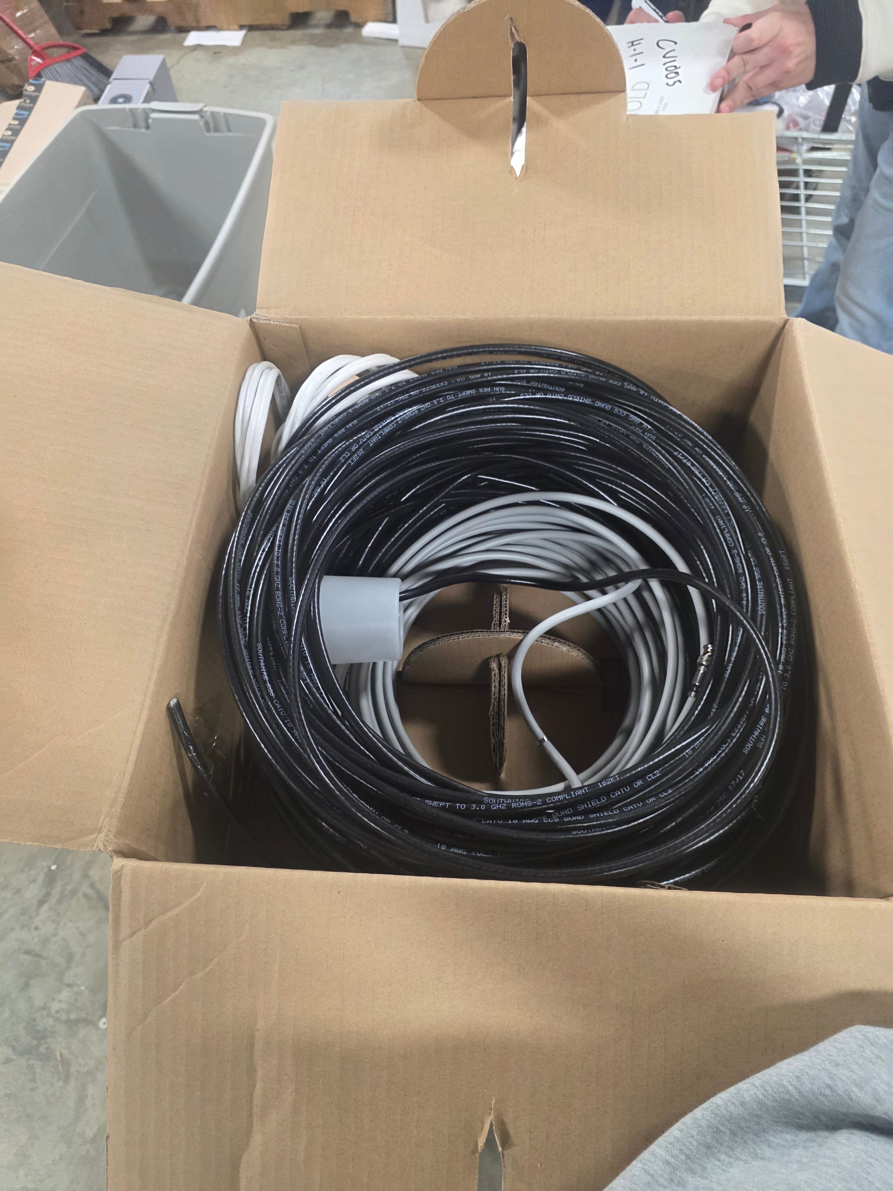 Quad Shield Black Cable