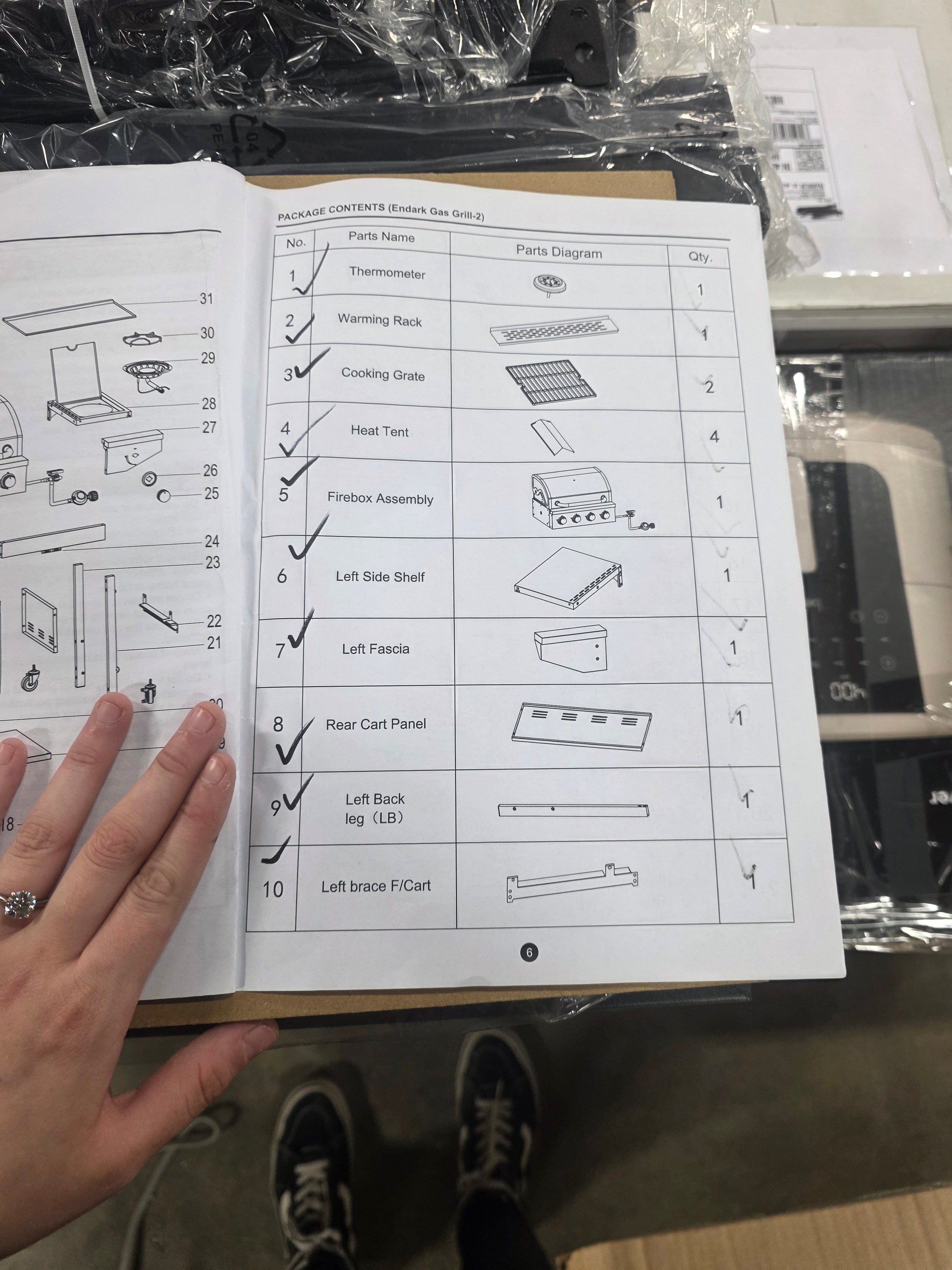 4-Burner Propane Gas Grill with 1 Side Burner and Cover