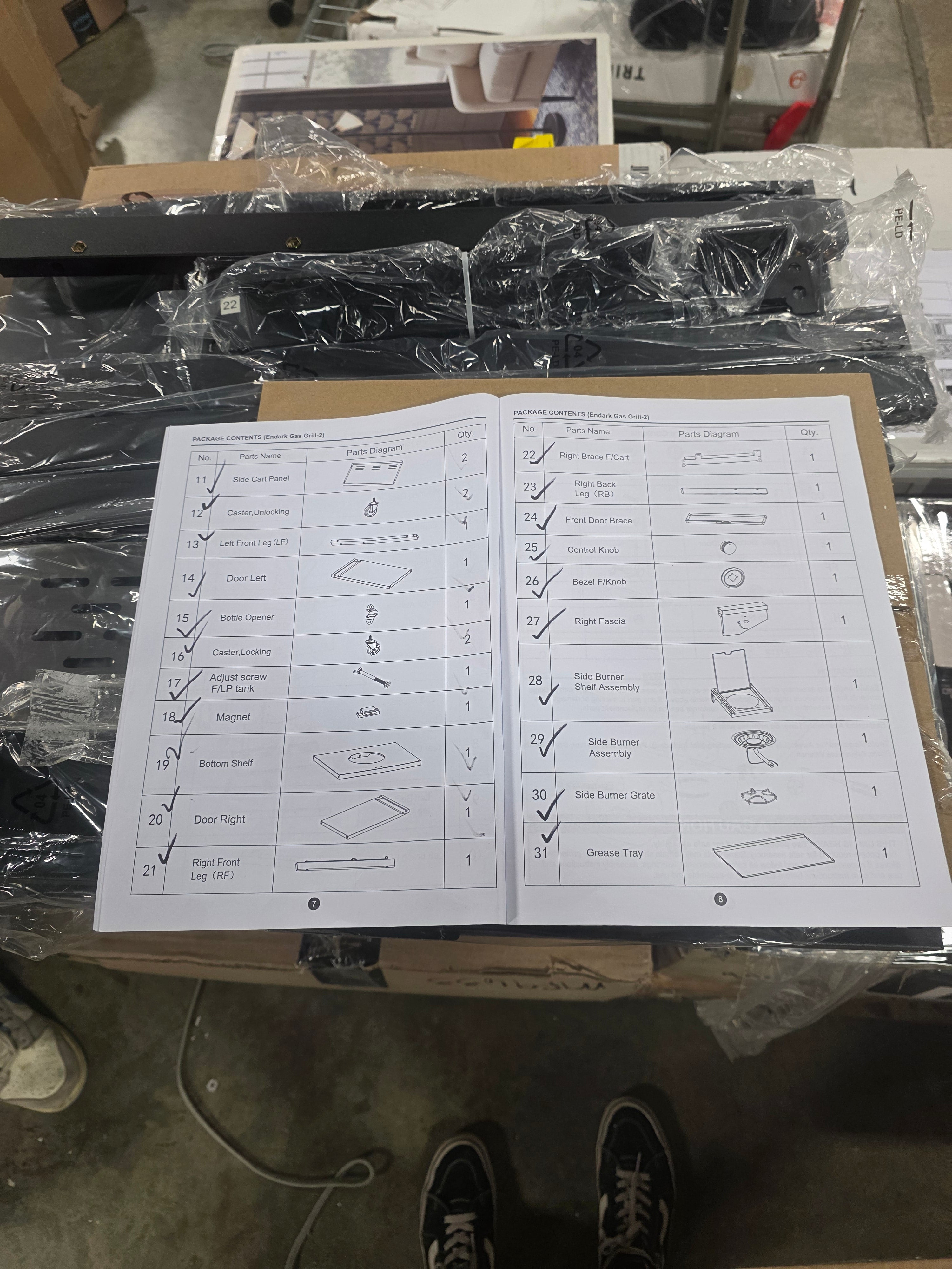 4-Burner Propane Gas Grill with 1 Side Burner and Cover