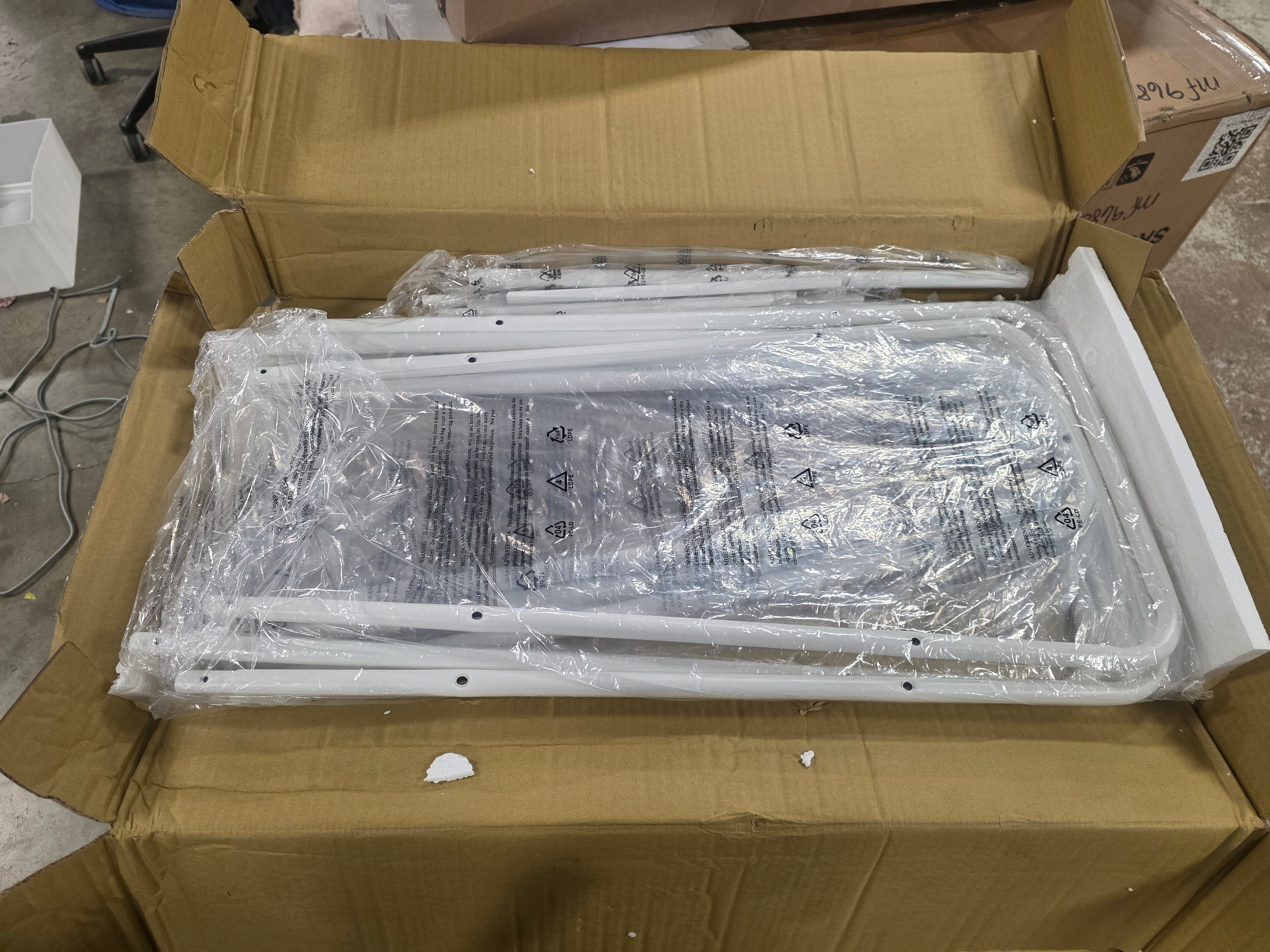 Clothing Rack Clothes Rack Metal Garment Rack with 5 Metal shelf