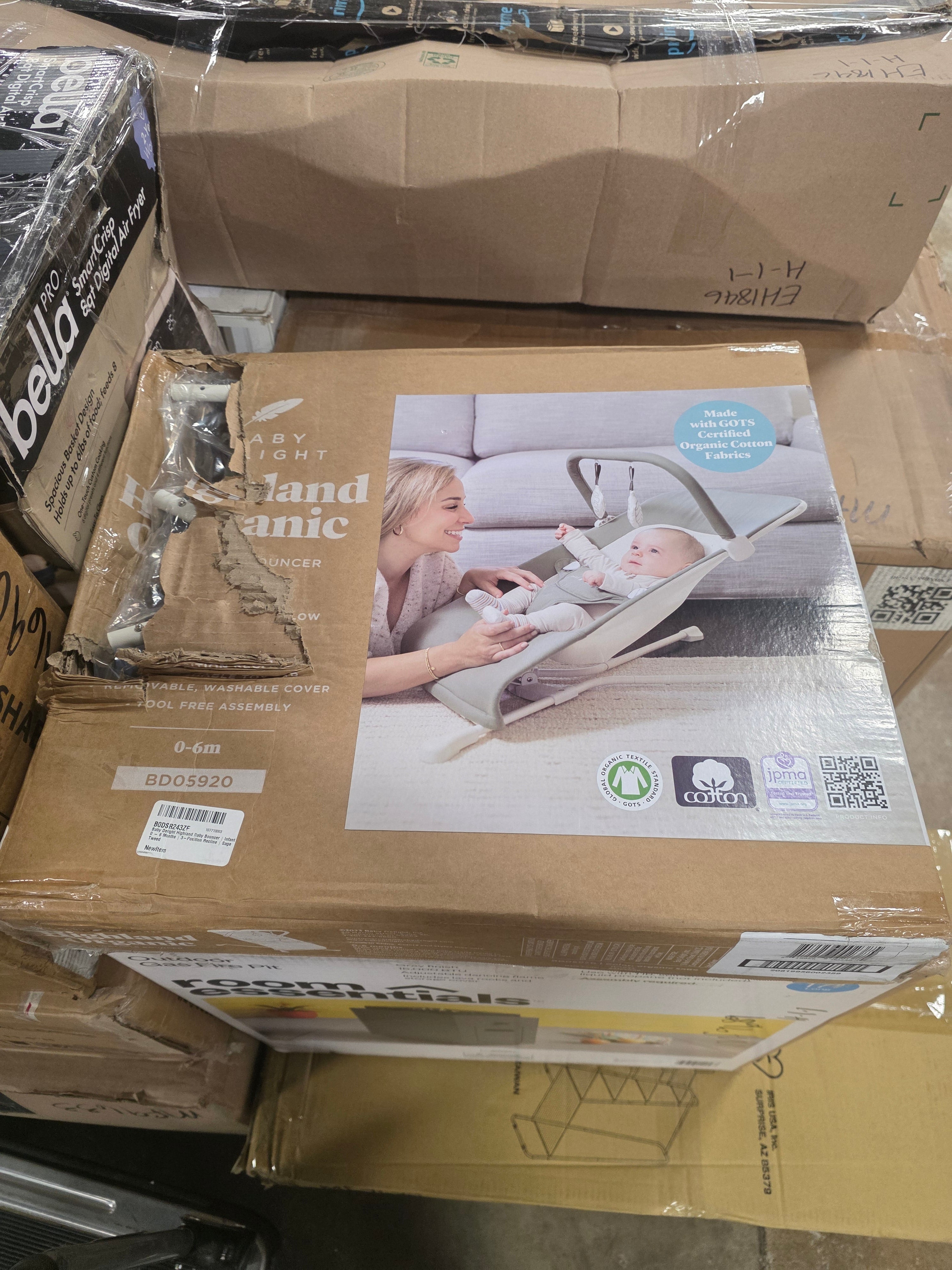 Highland Organic Portable Baby Bouncer