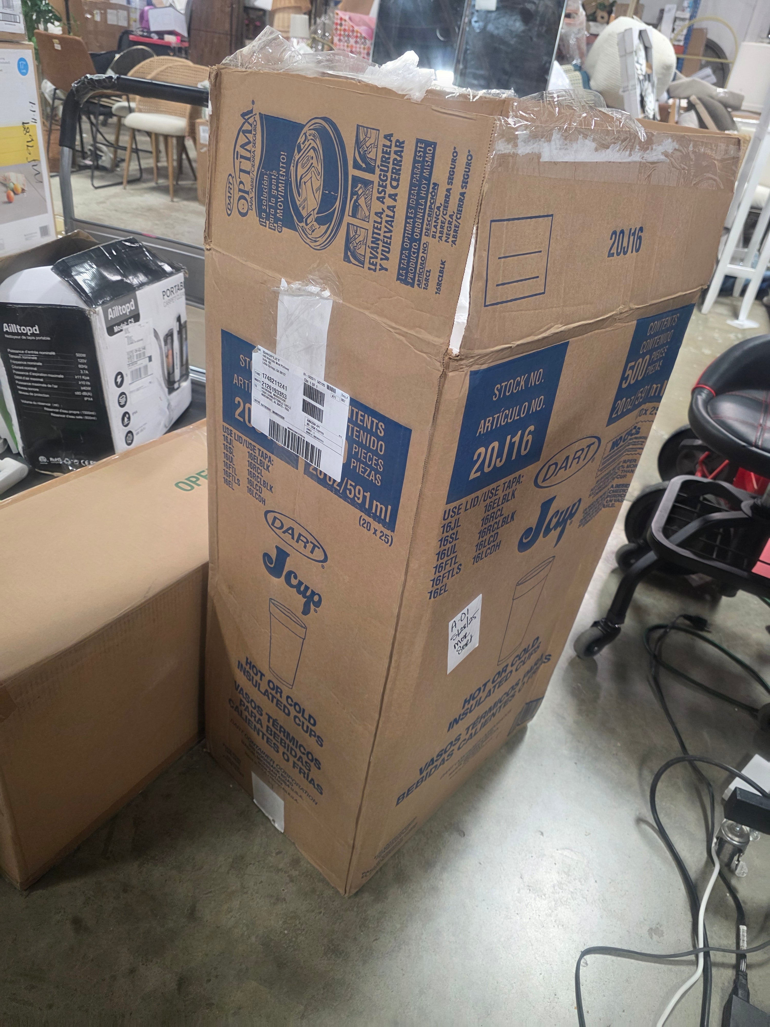 Insulated Foam Cup - Polystyrene, White