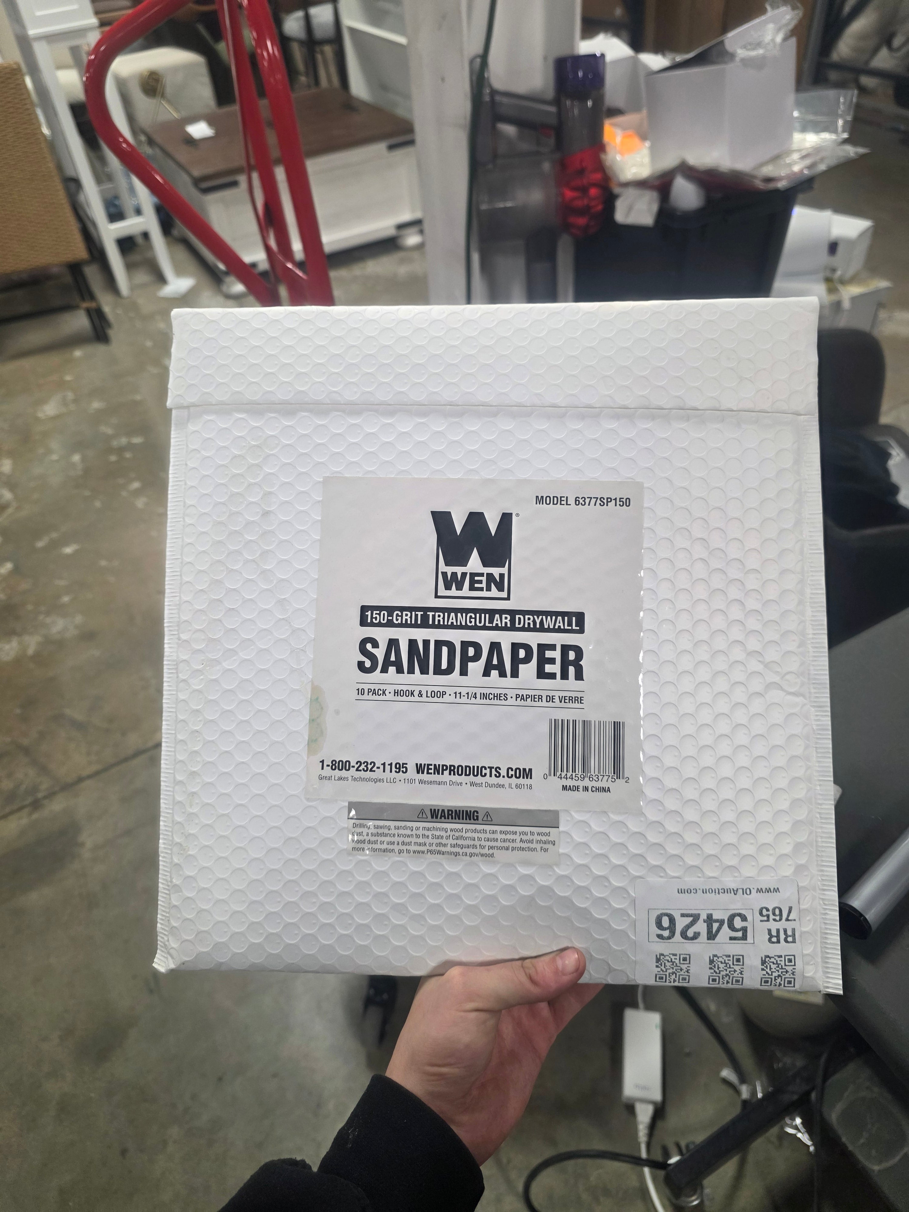 Drywall Sander Hook and Loop Triangle Sandpaper (10-Pack)