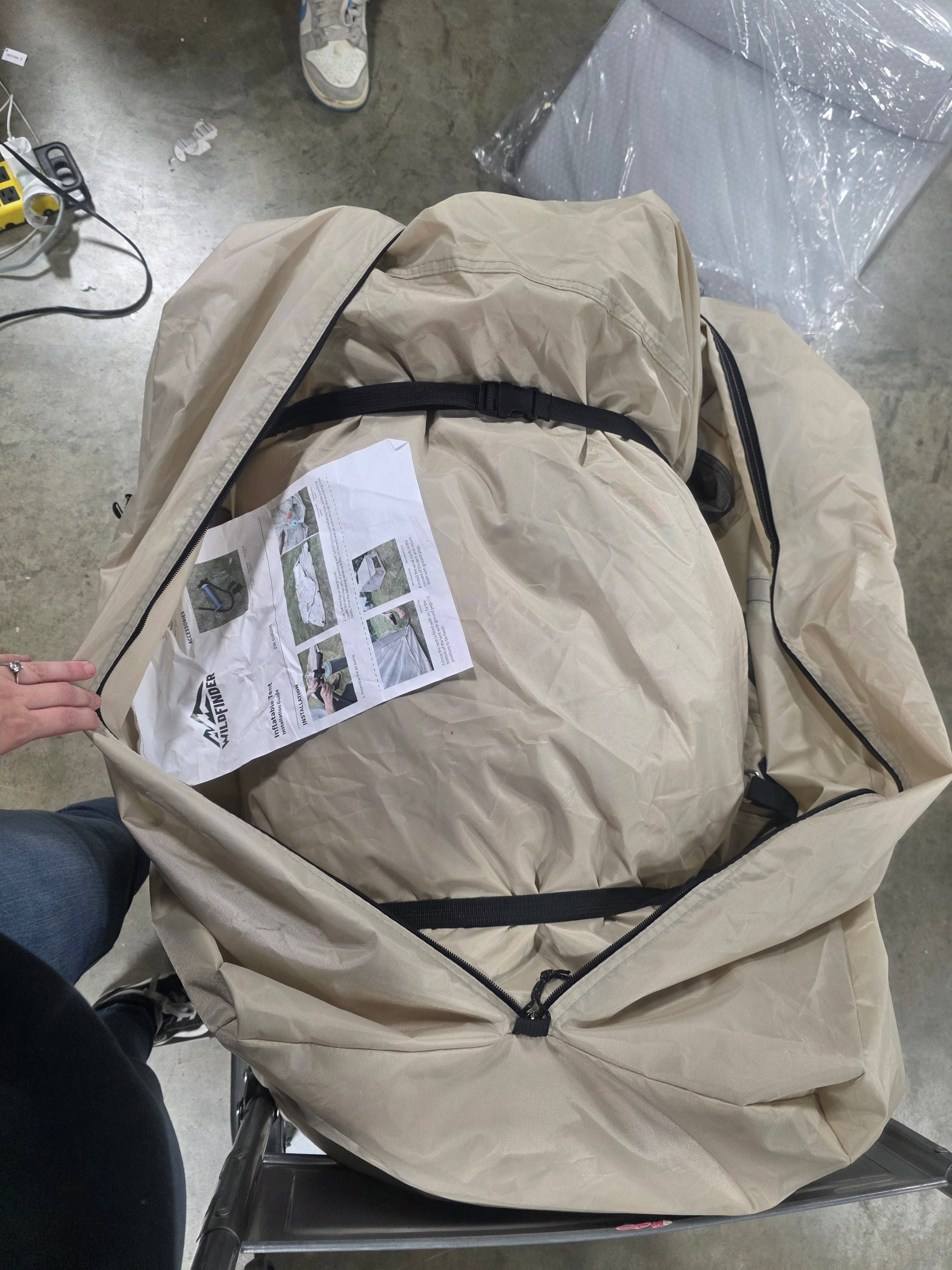 Inflatable Camping Tents w/Hand Pump