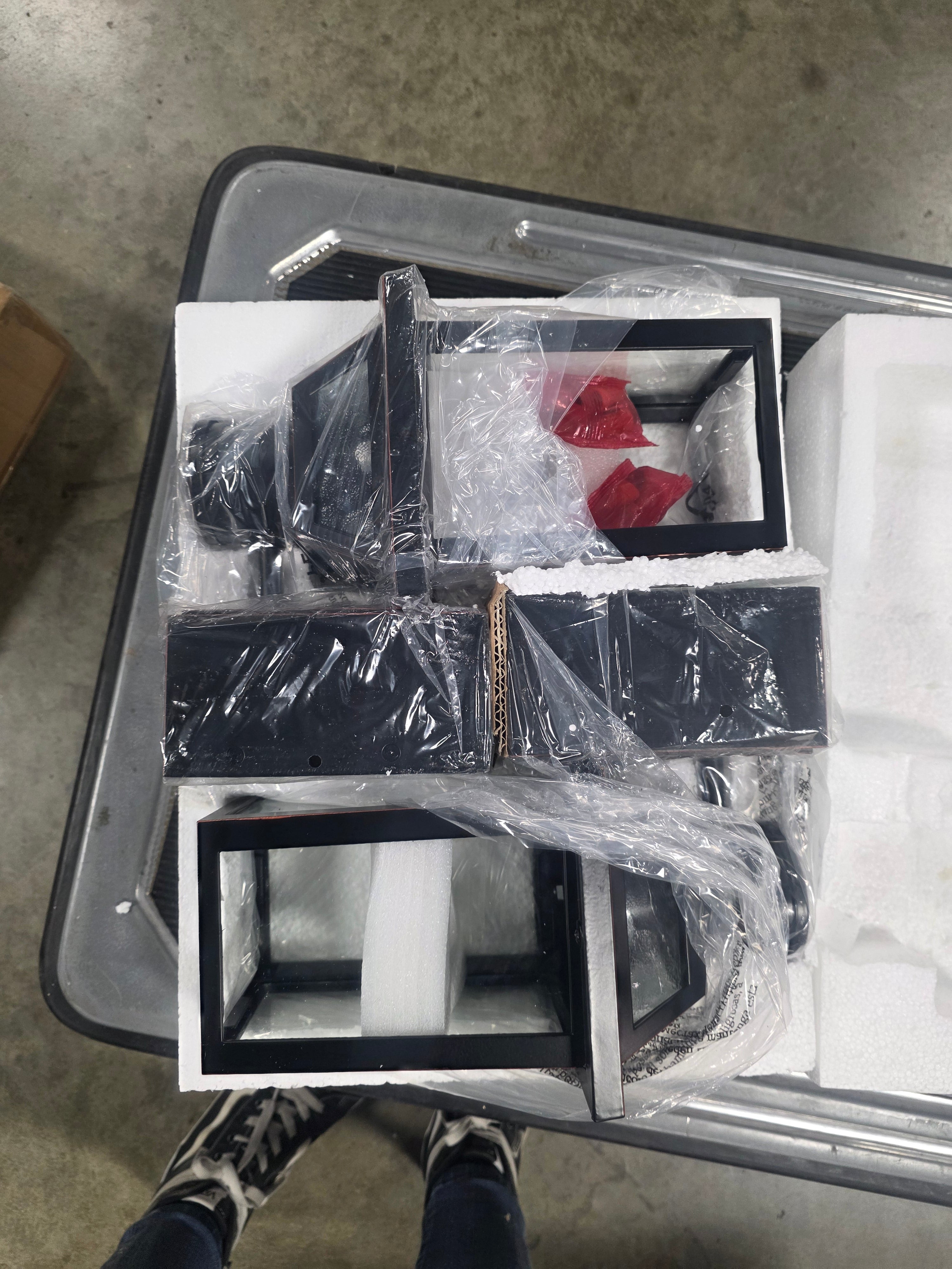 Porch Lights with GFCI Outlet