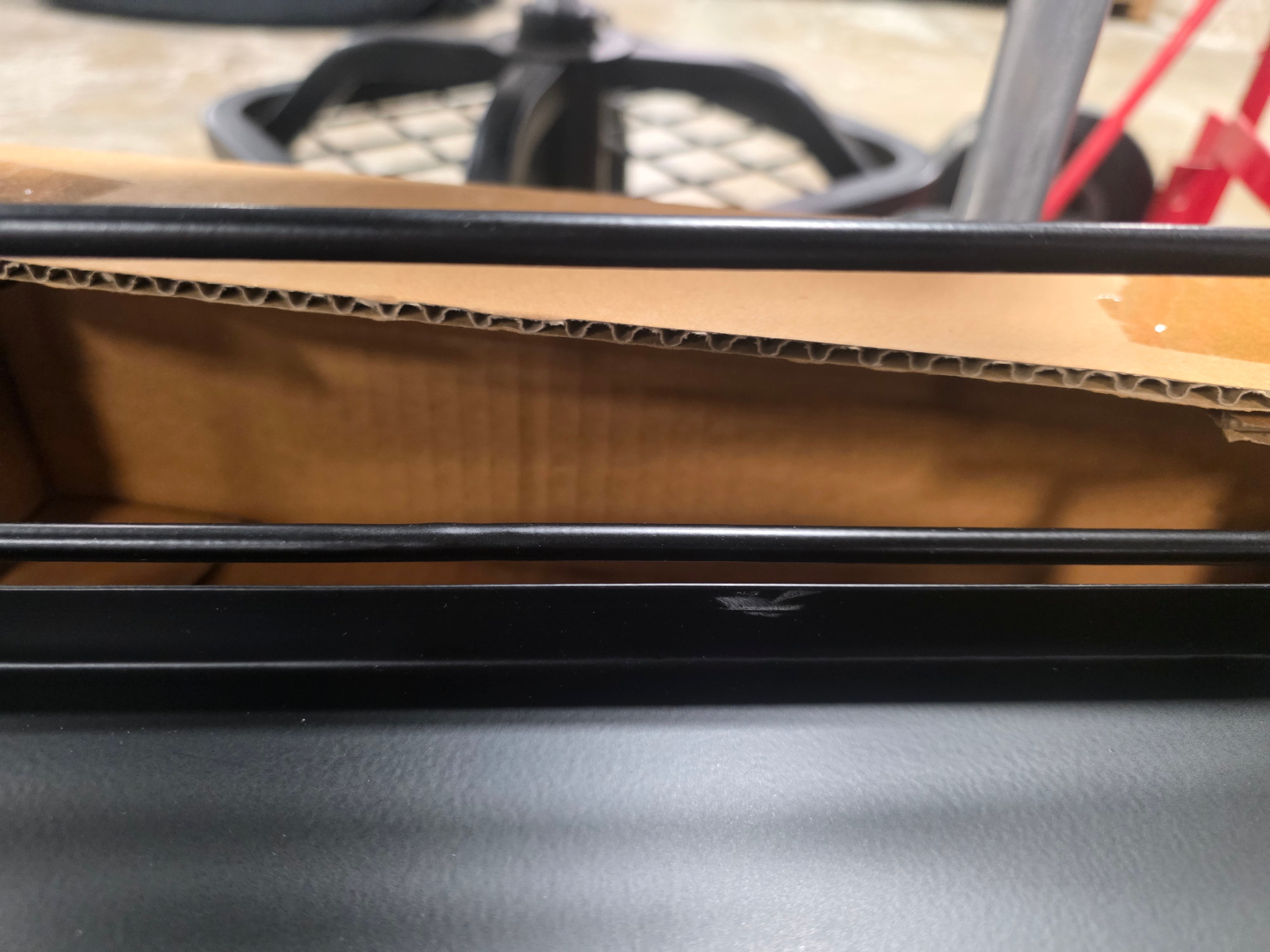 Decorative Metal Entryway Boot Tray Black