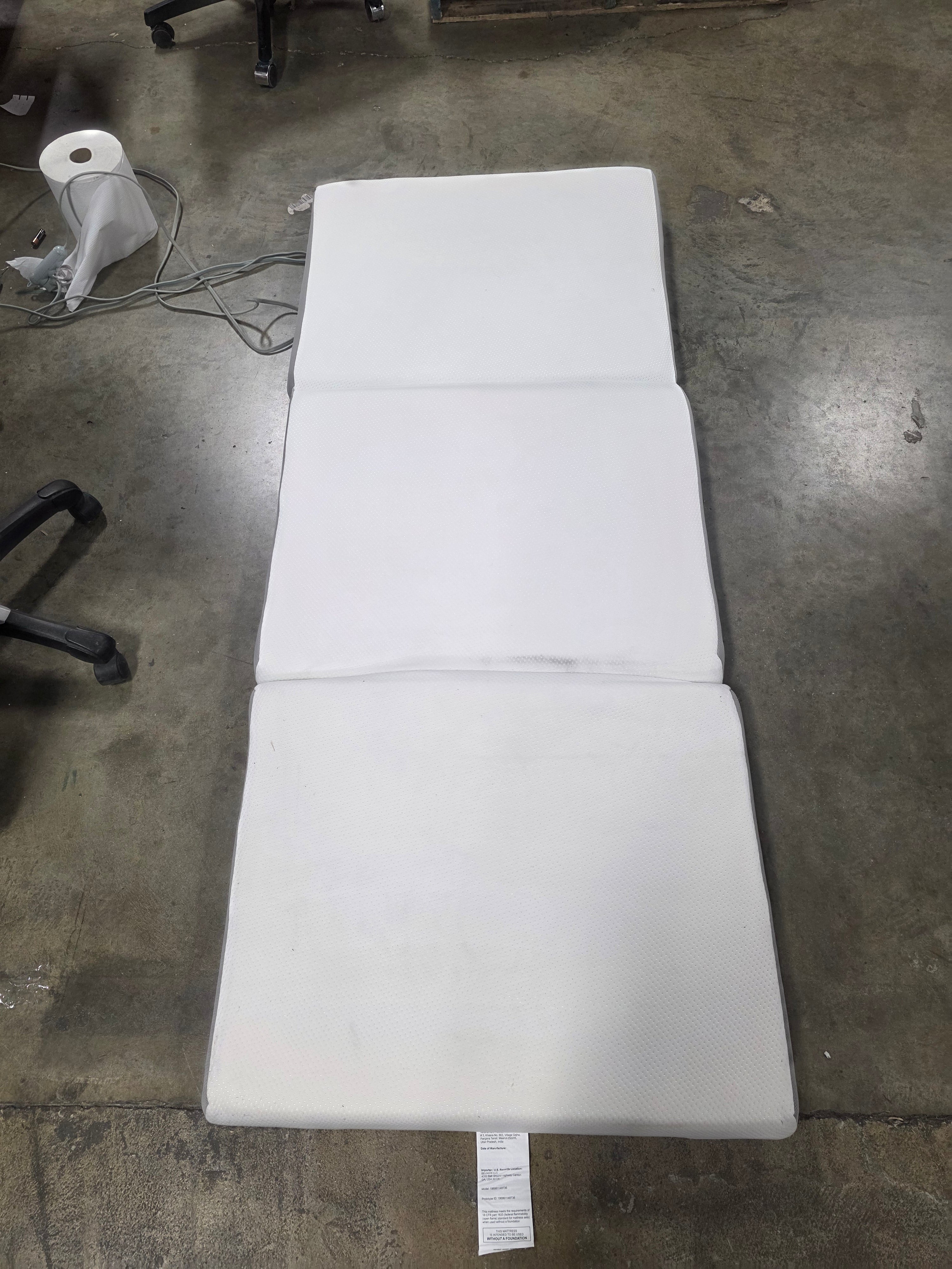 4 Inch Tri-fold Foam Mattress Single