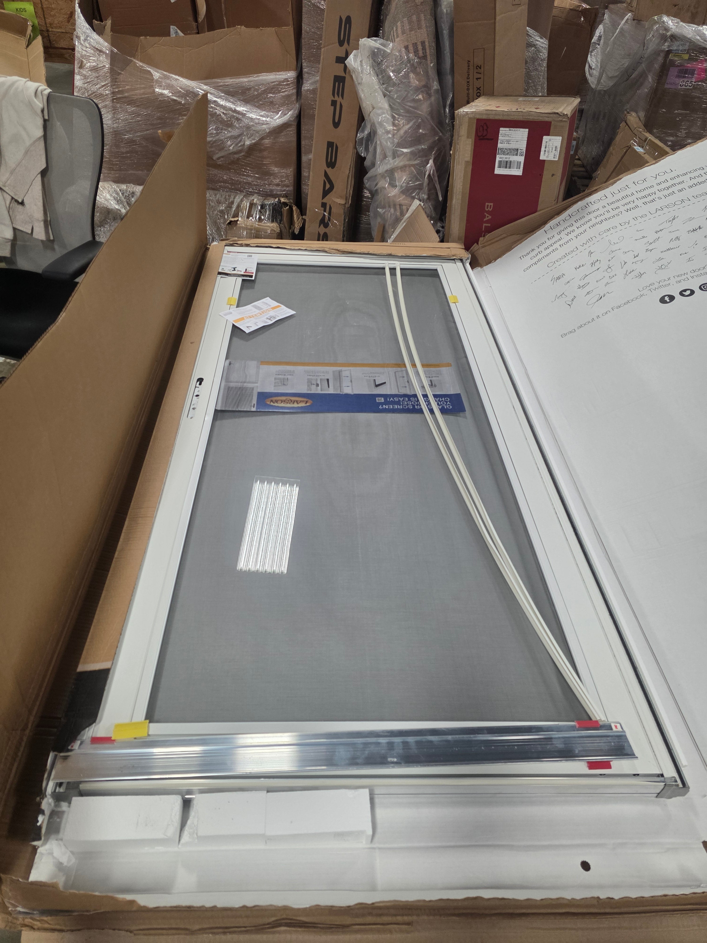 Platinum Retractable Screen Storm Door