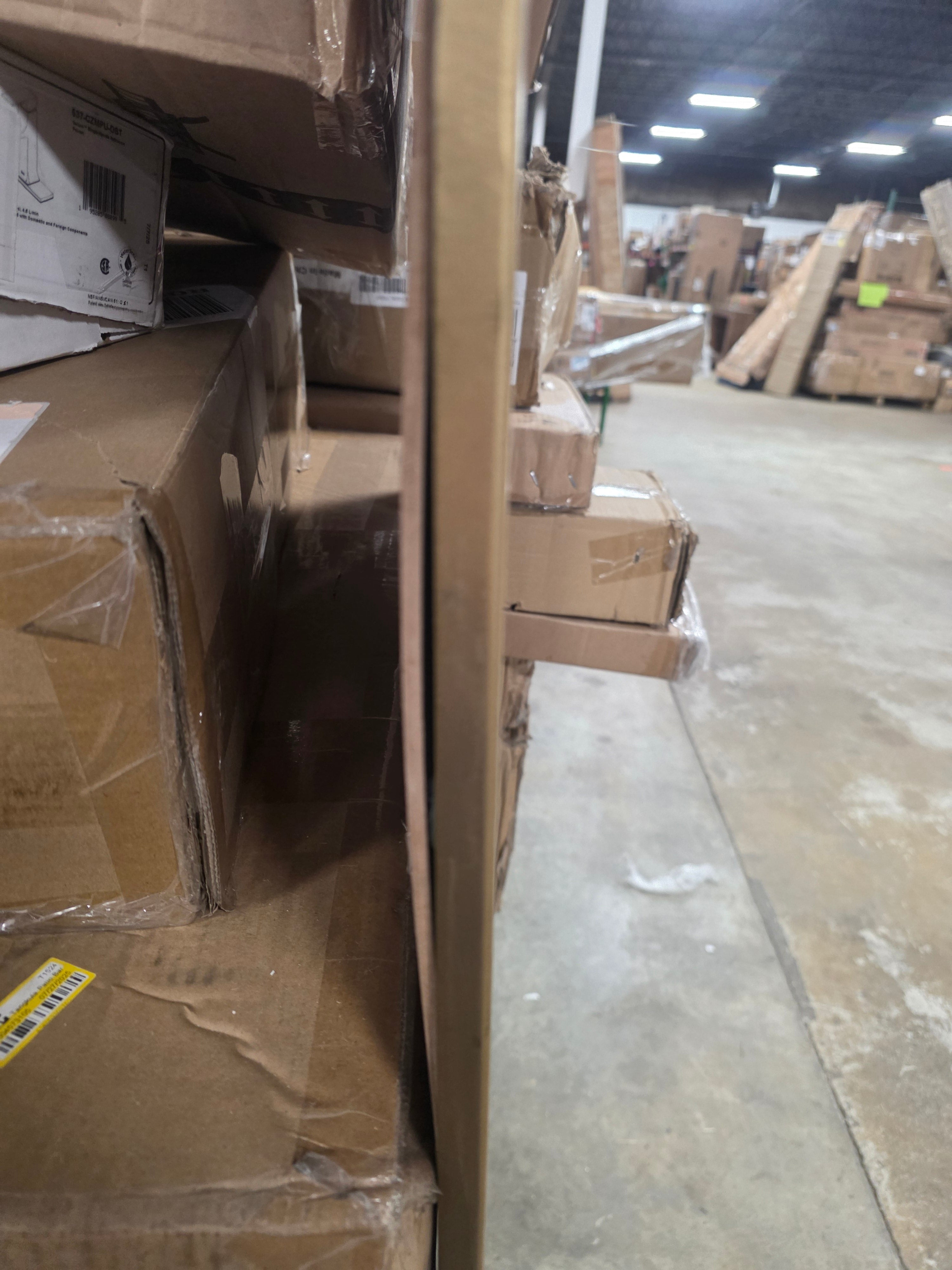 Full Length Floor Mirror Gold