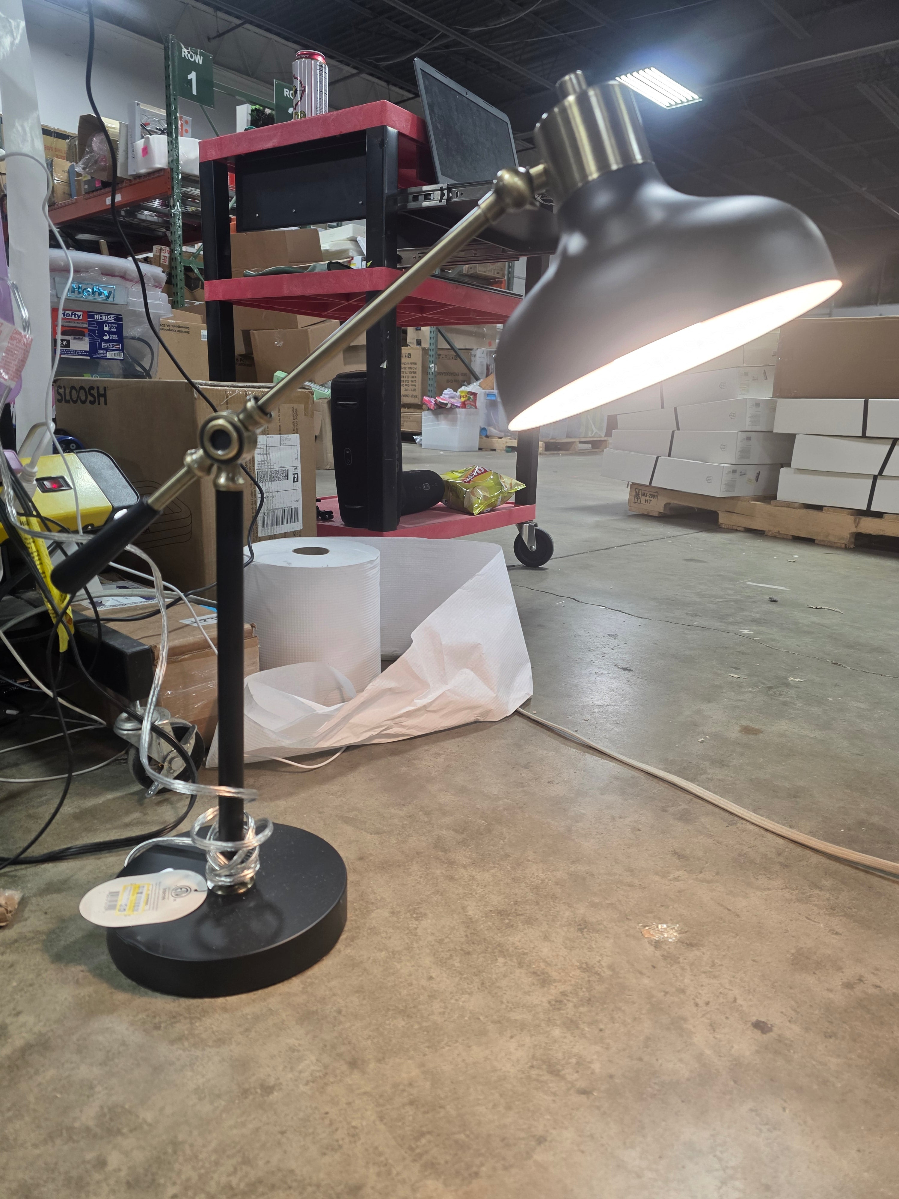 Crosby Schoolhouse Desk Lamp Black