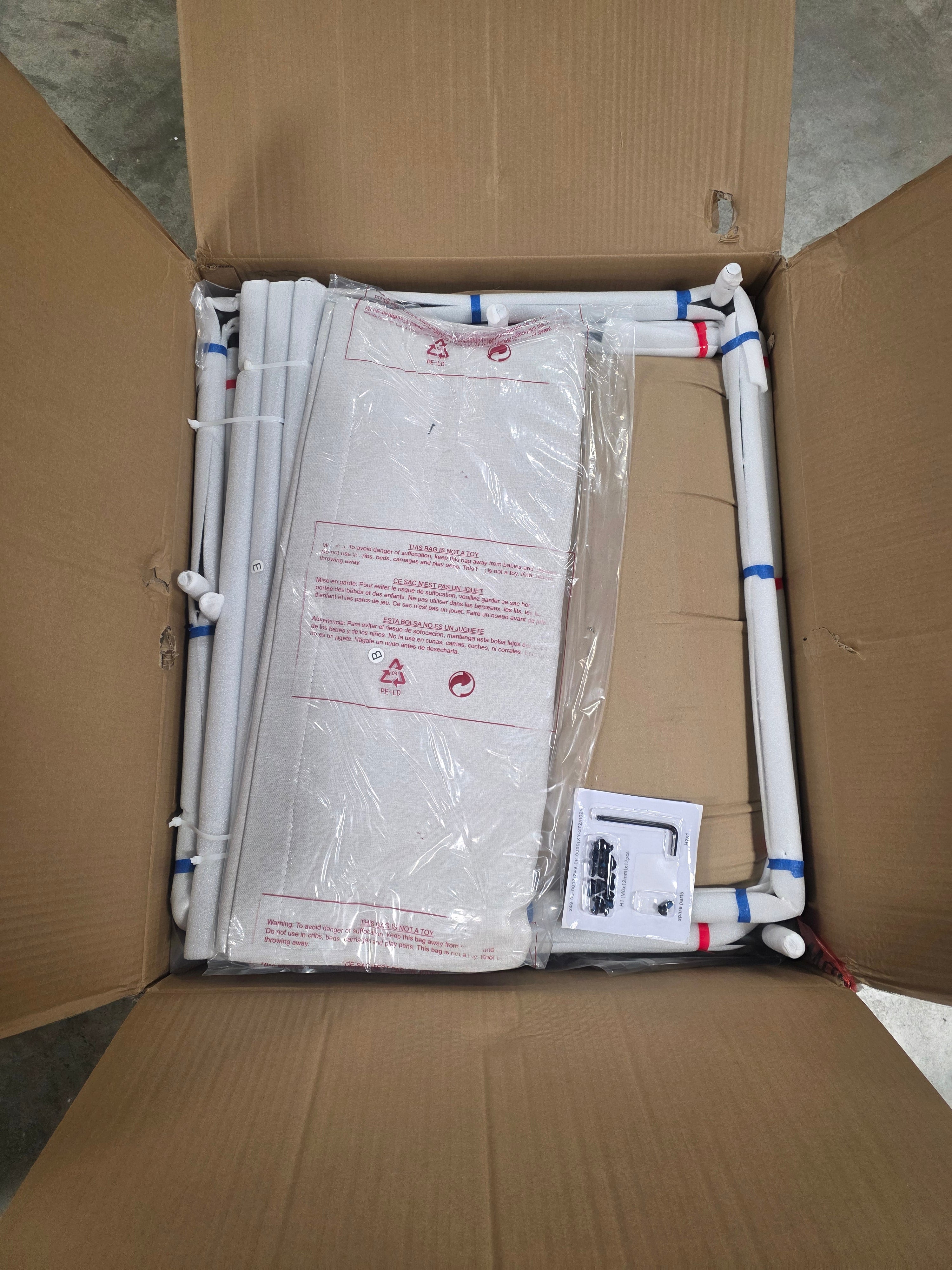 Metal Framed Sling Chair