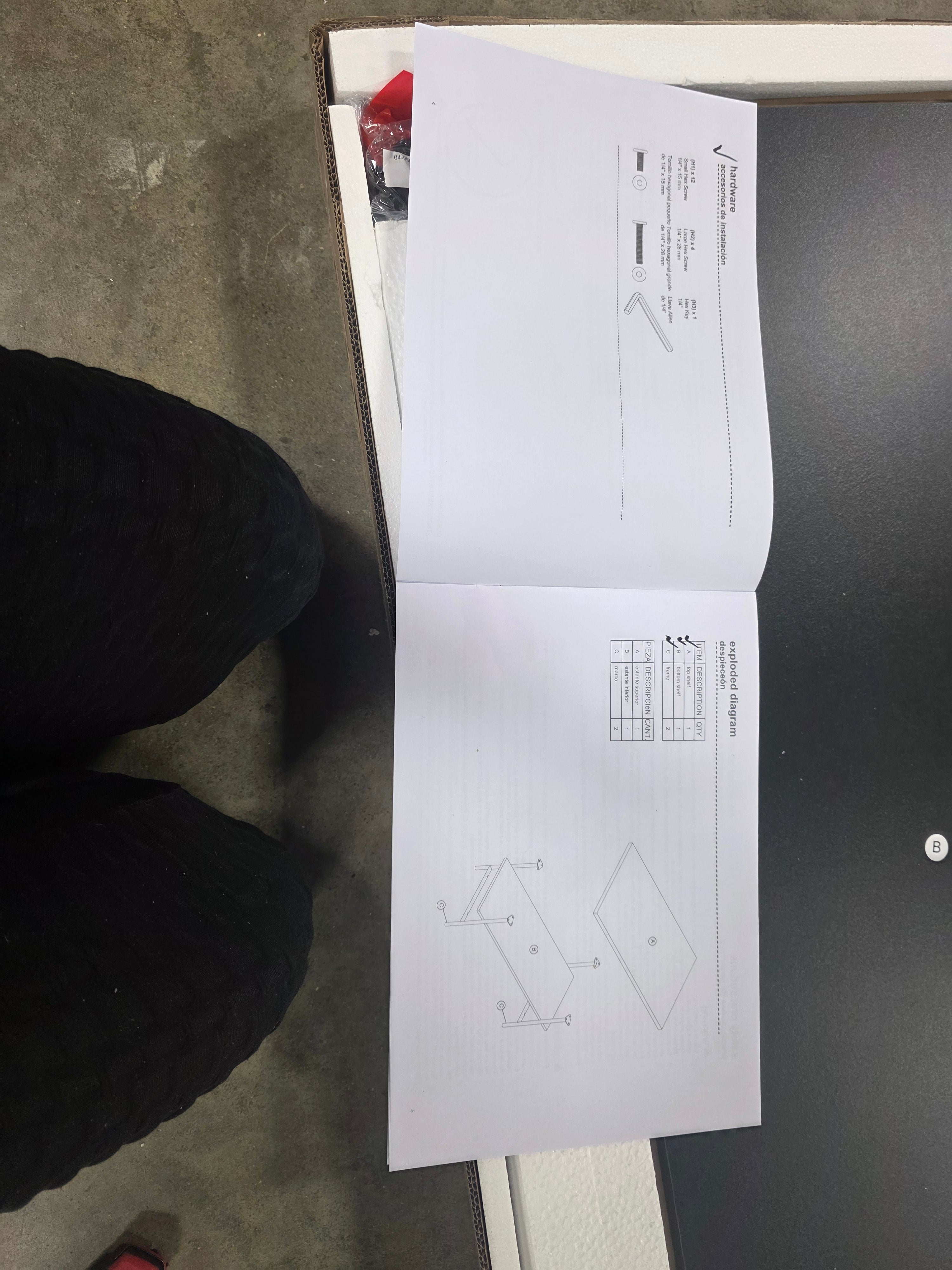 Wood and Metal Coffee Table with Storage Shelf