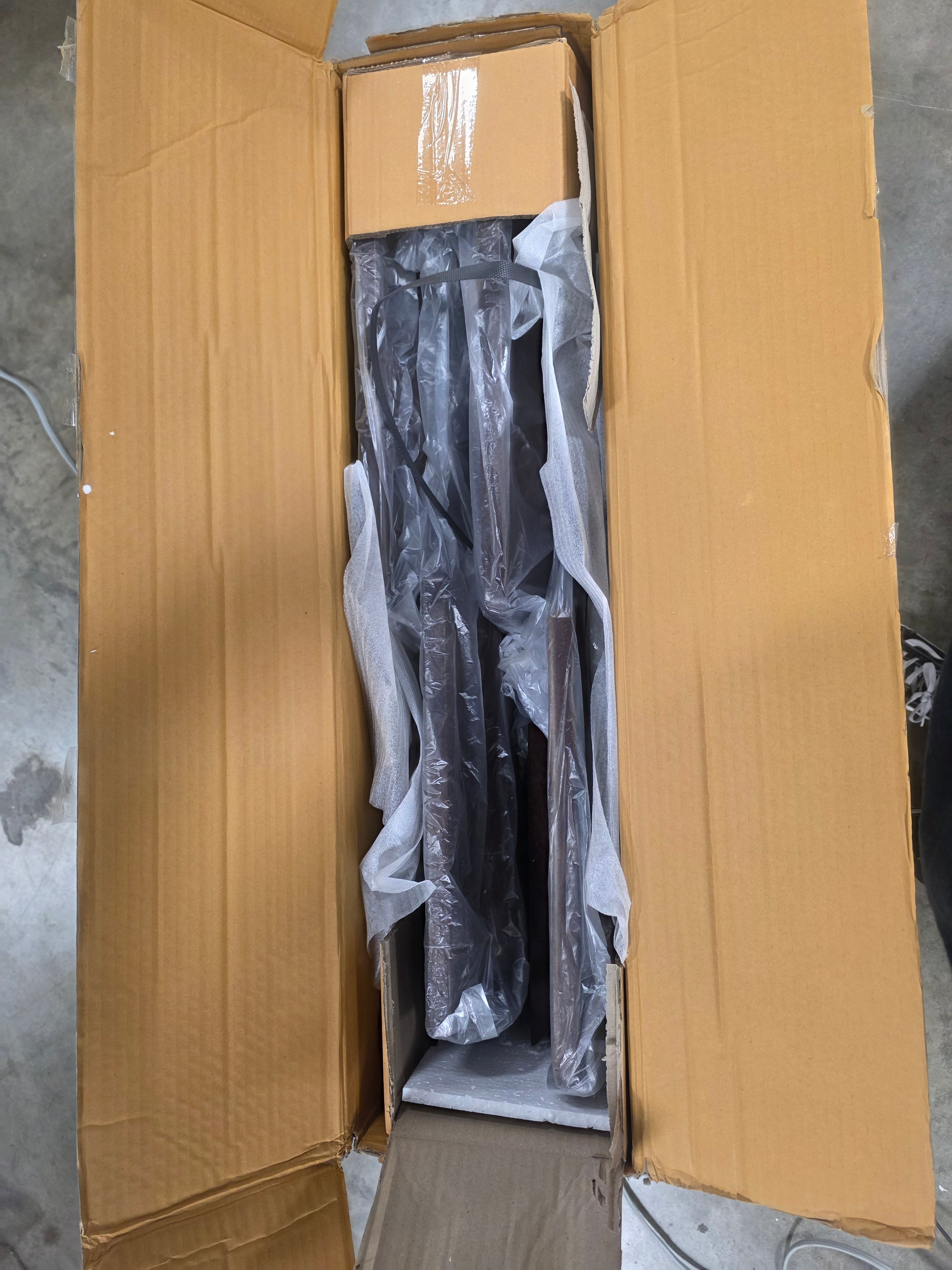 5pc Darryl Oversize Snack Table Set Antique Walnut, Set of 4