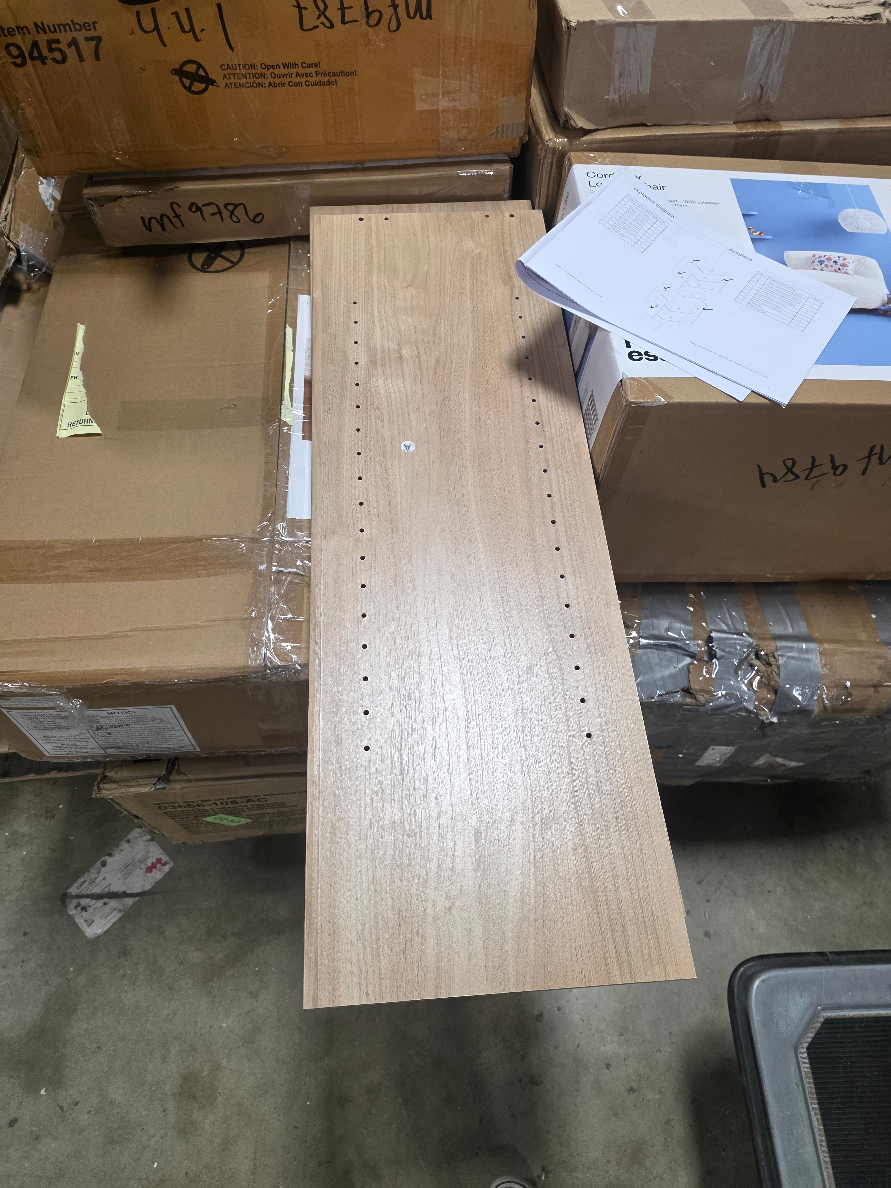 5 Shelf Bookcase Natural