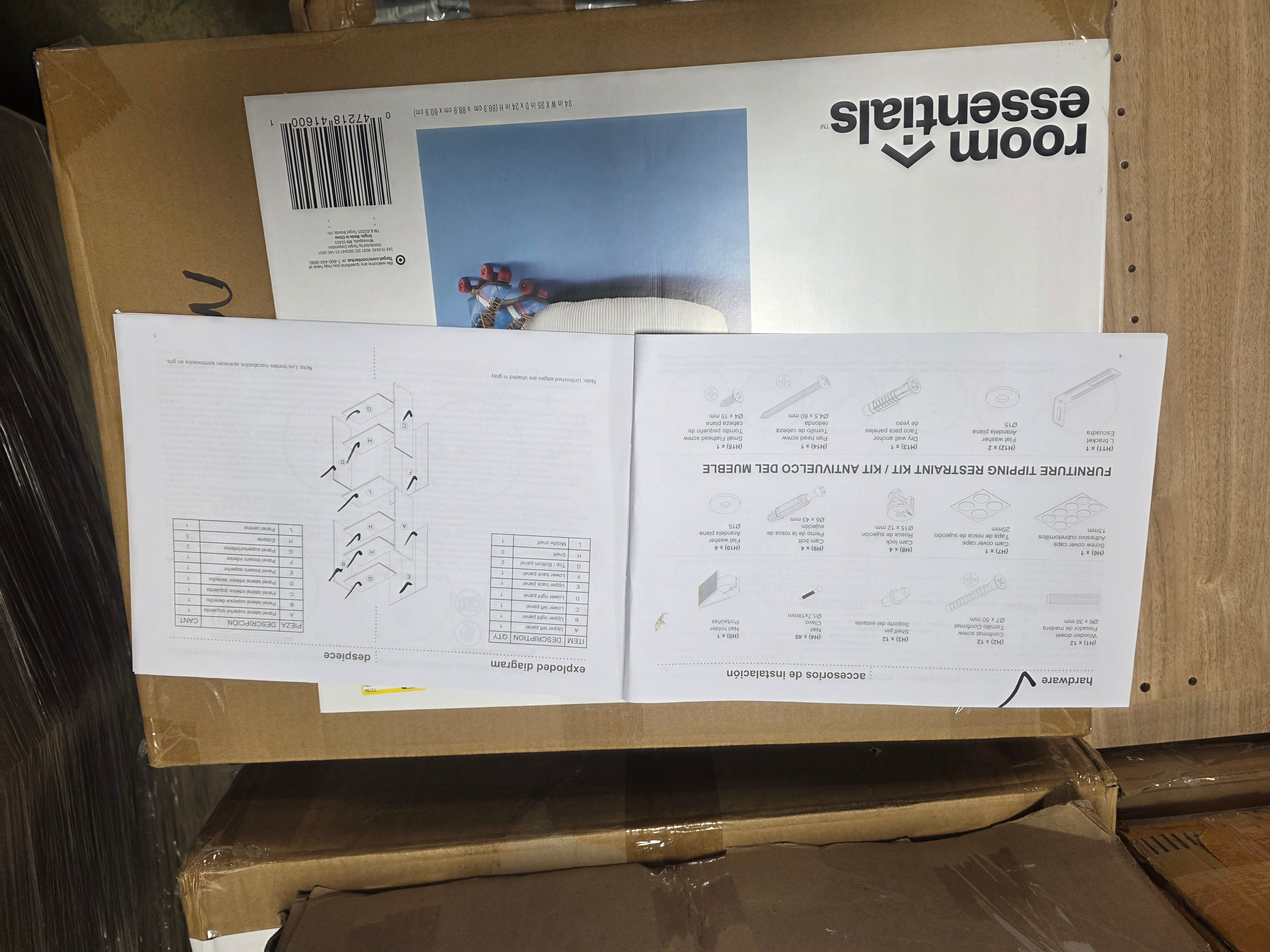 5 Shelf Bookcase Natural