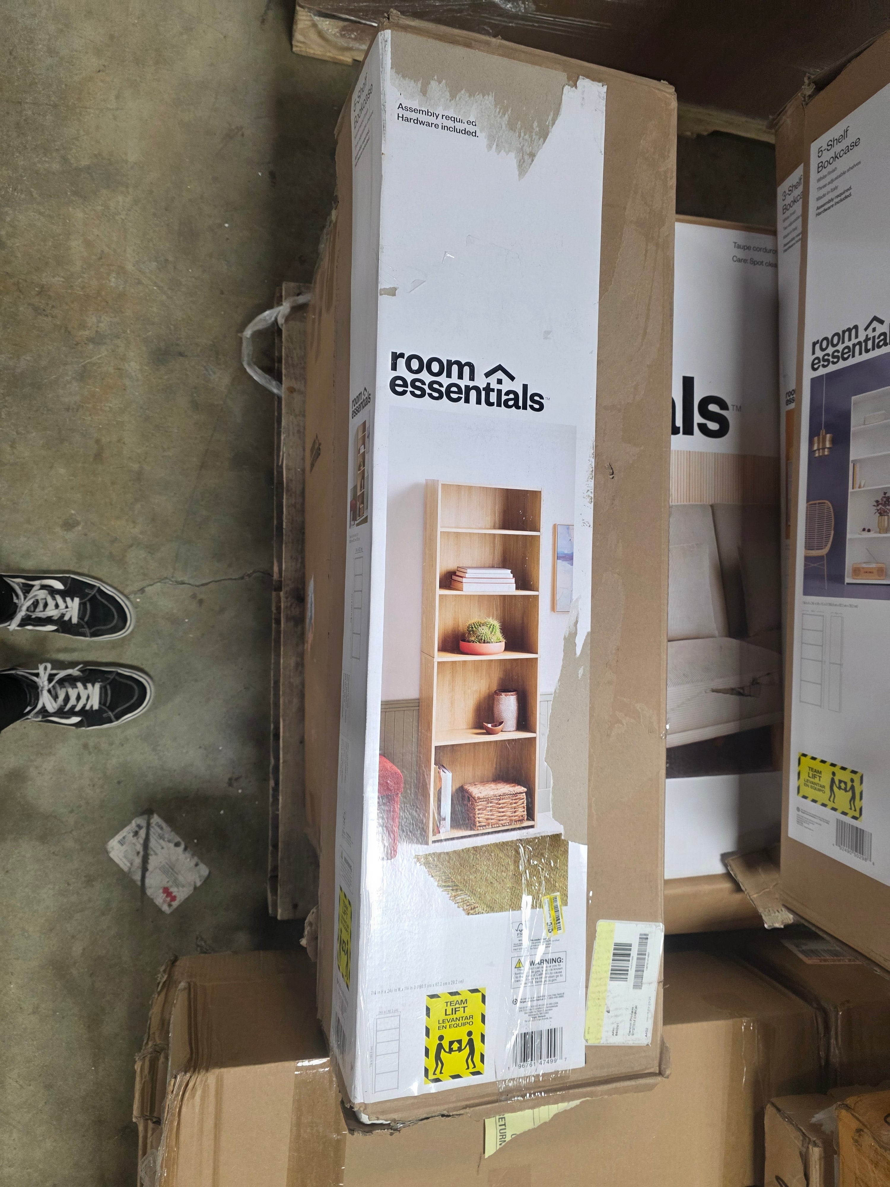 5 Shelf Bookcase Natural