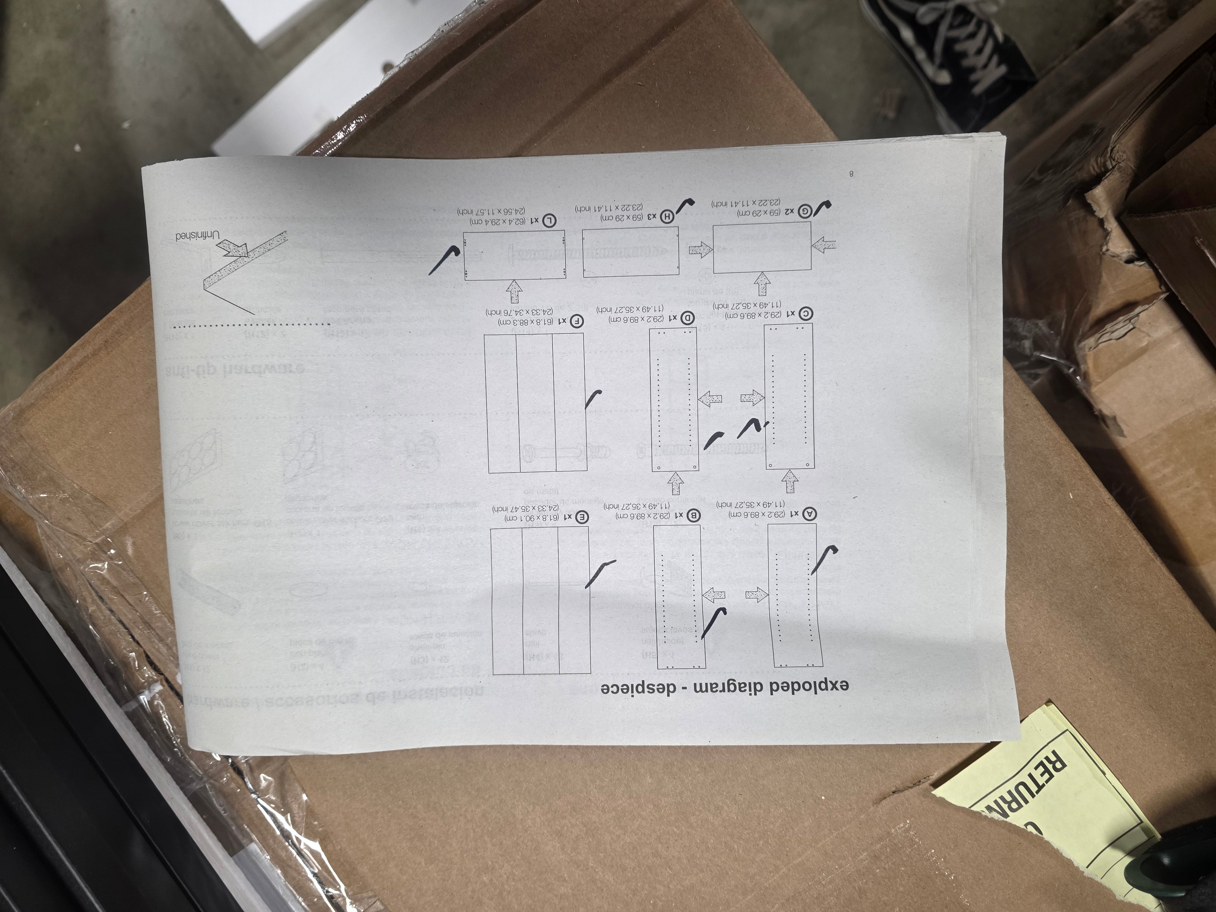 5 Shelf Bookcase Natural