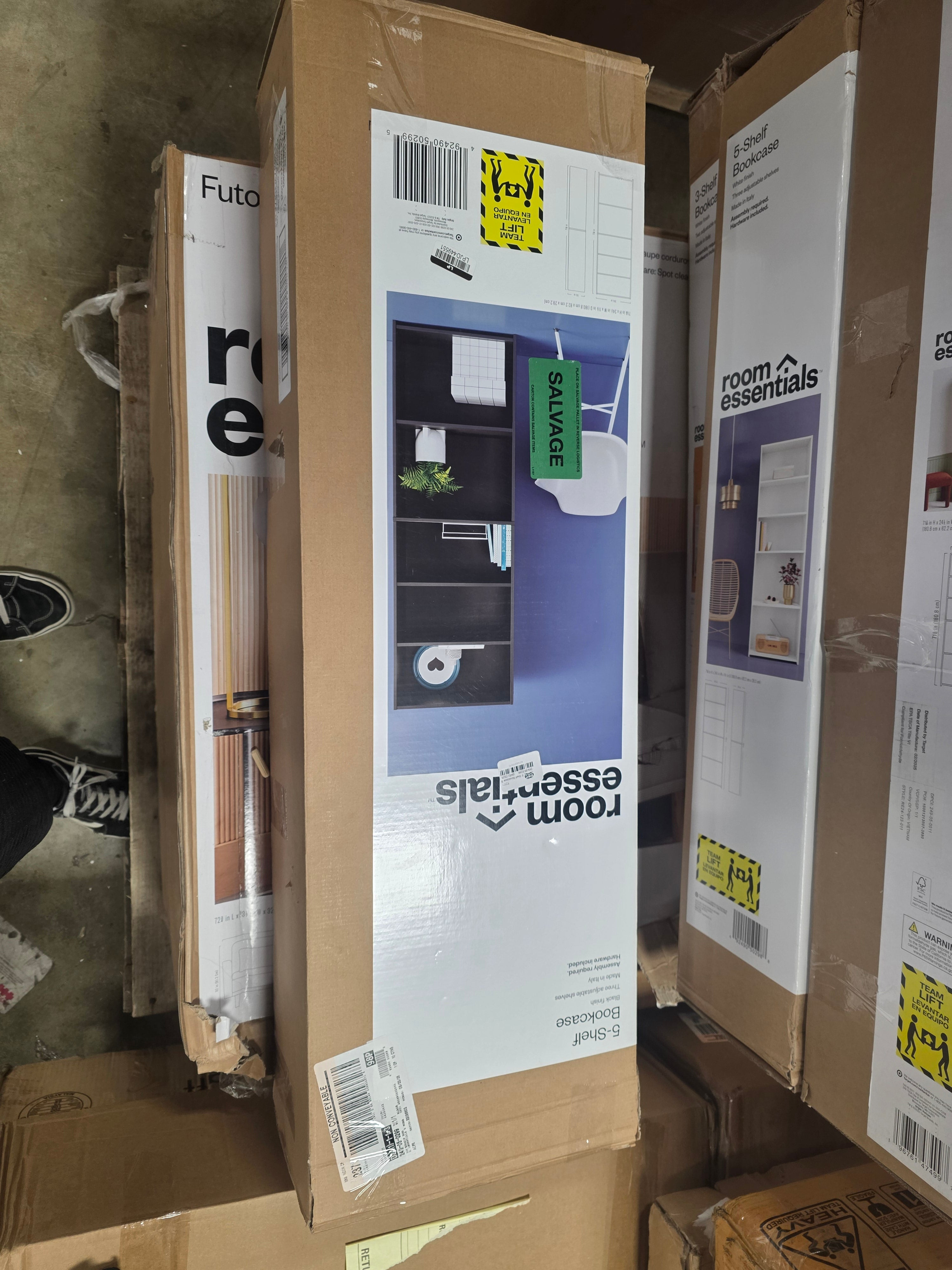 5 Shelf Bookcase Natural