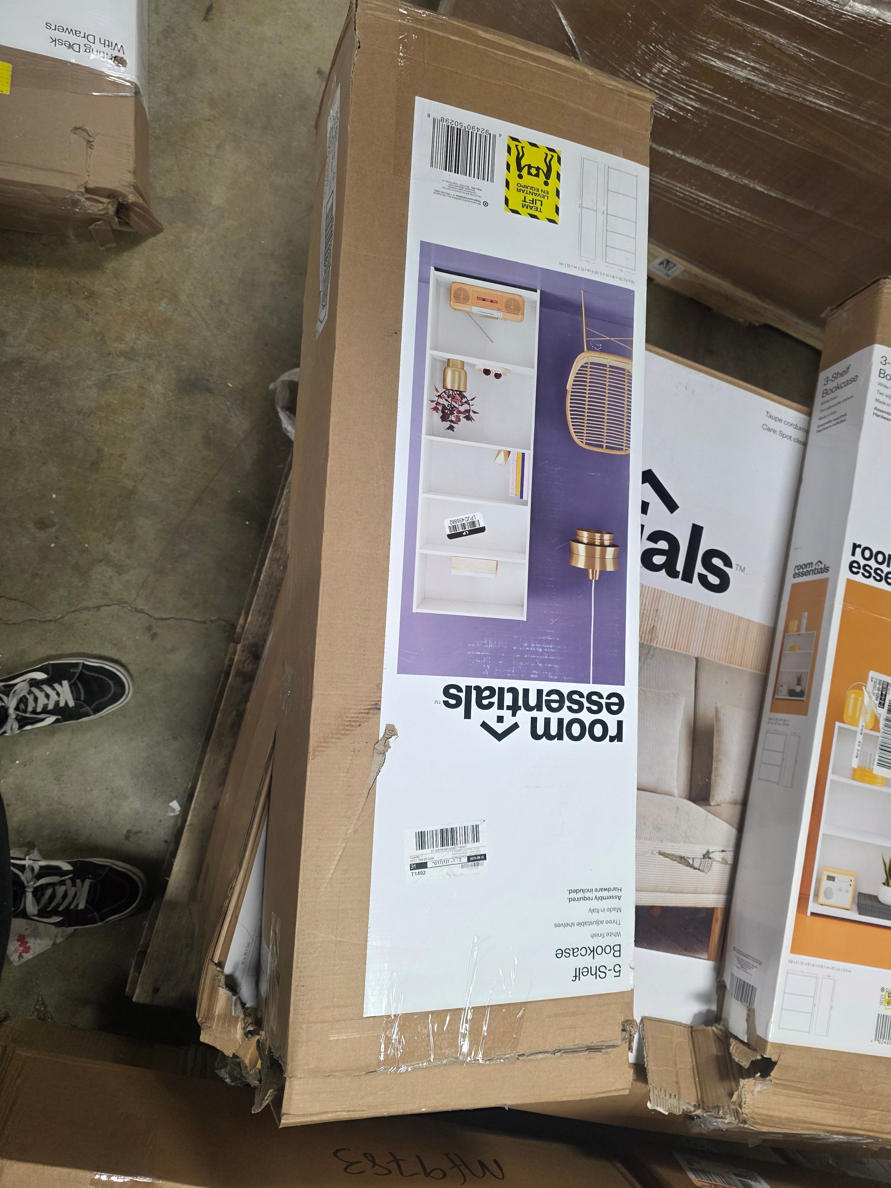 5 Shelf Bookcase Natural