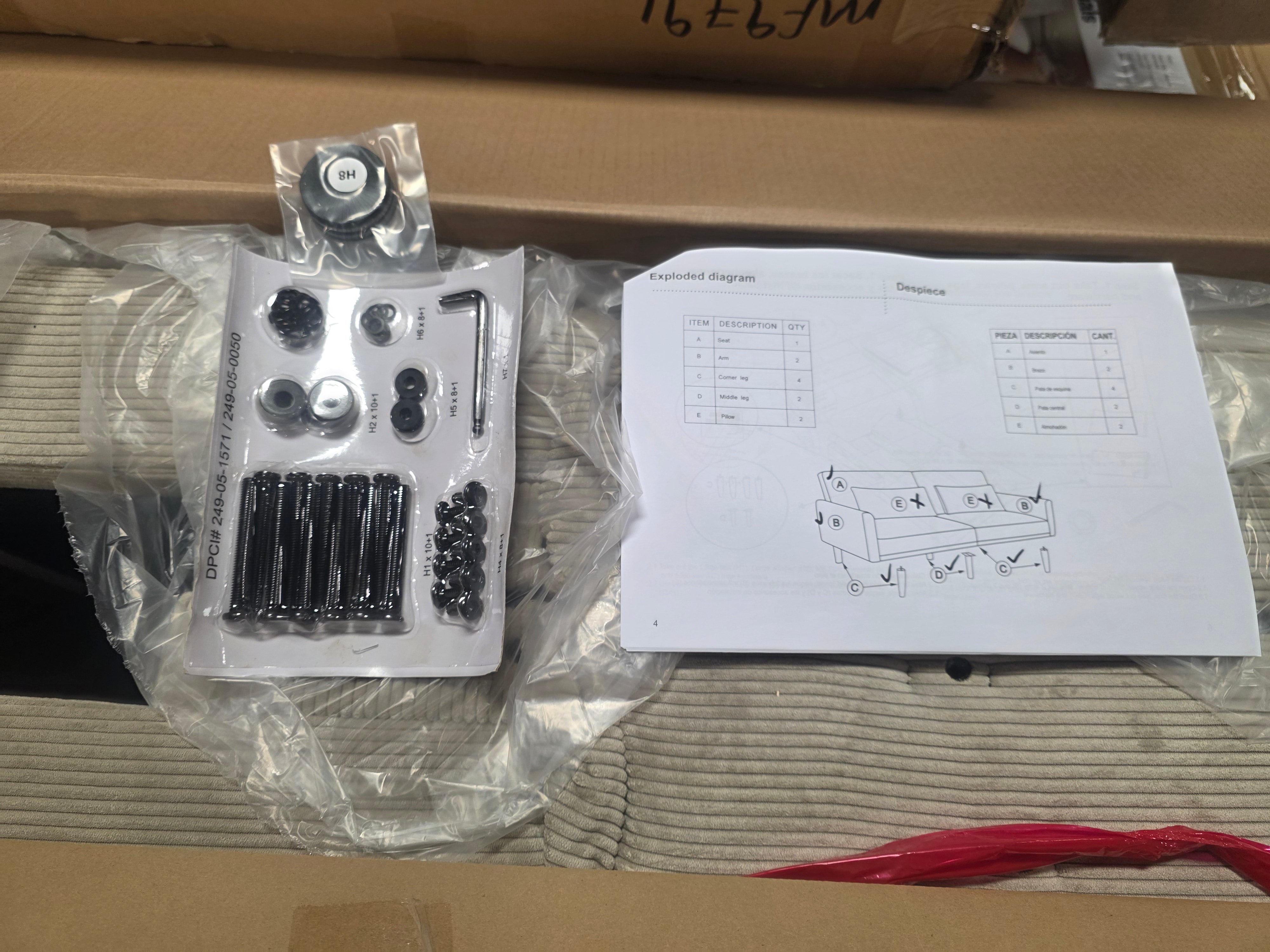 Mid Century Modern Futon Sofa