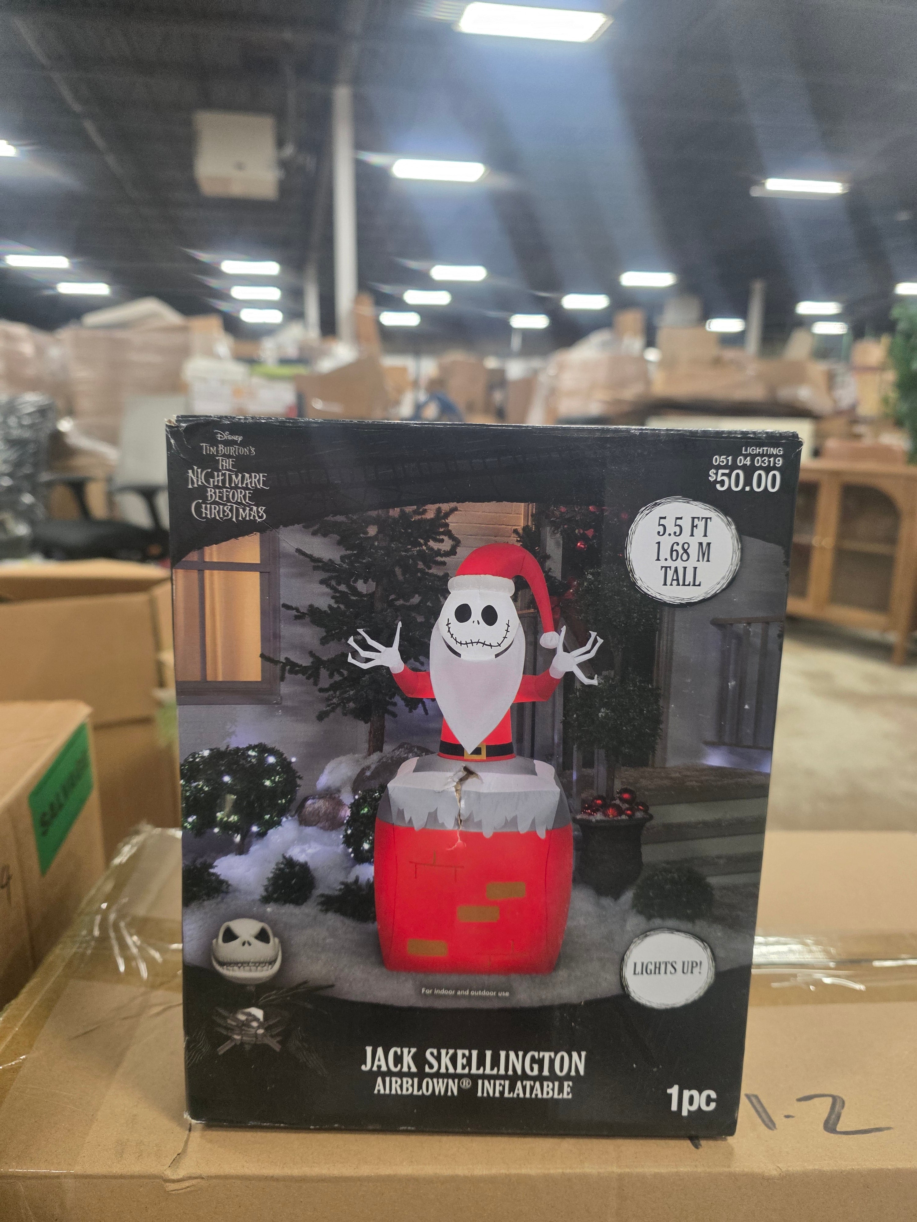 Jack Skellington Airblown Inflatable Nightmare Before Christmas, final cut