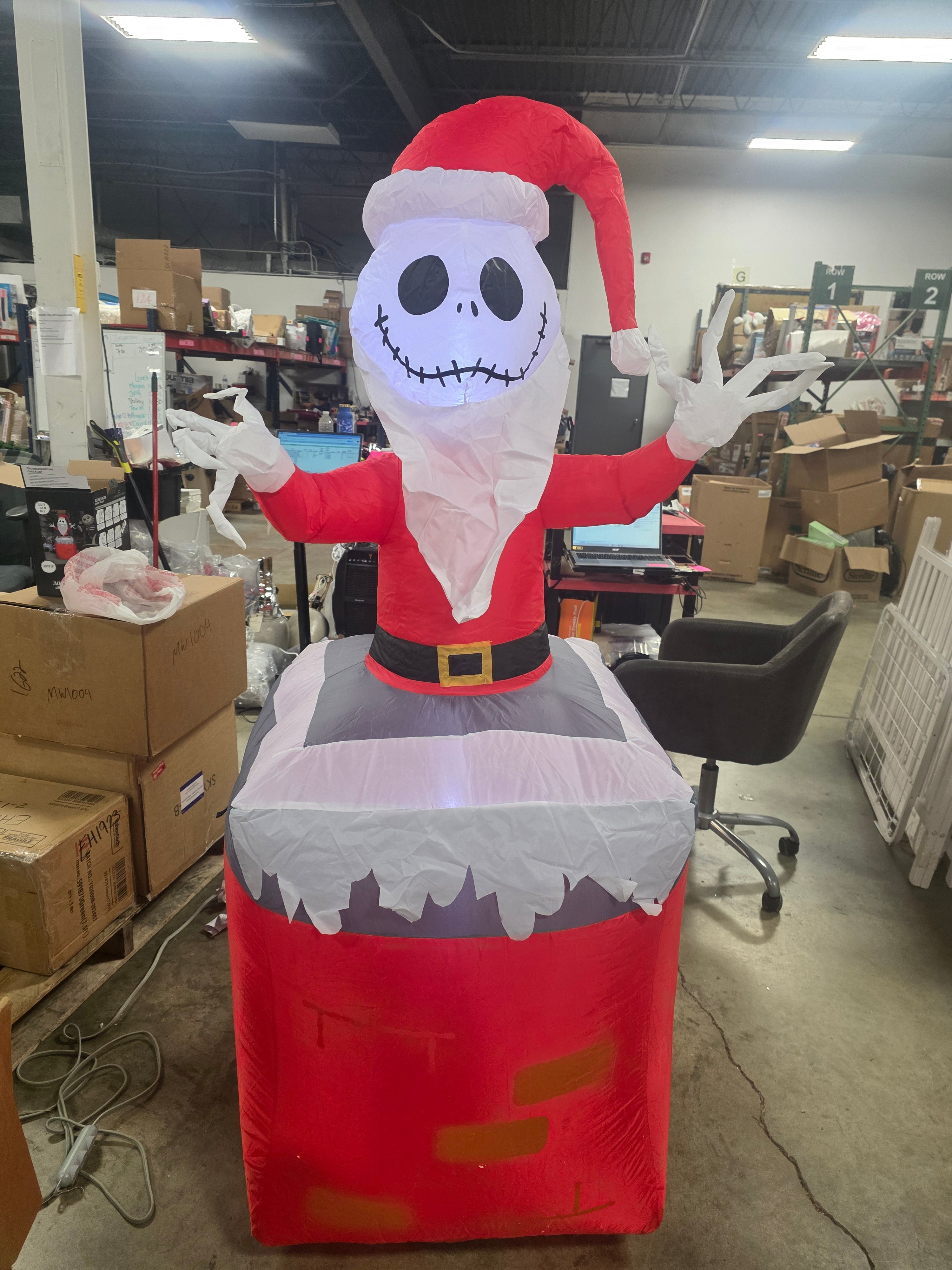 Jack Skellington Airblown Inflatable Nightmare Before Christmas, final cut
