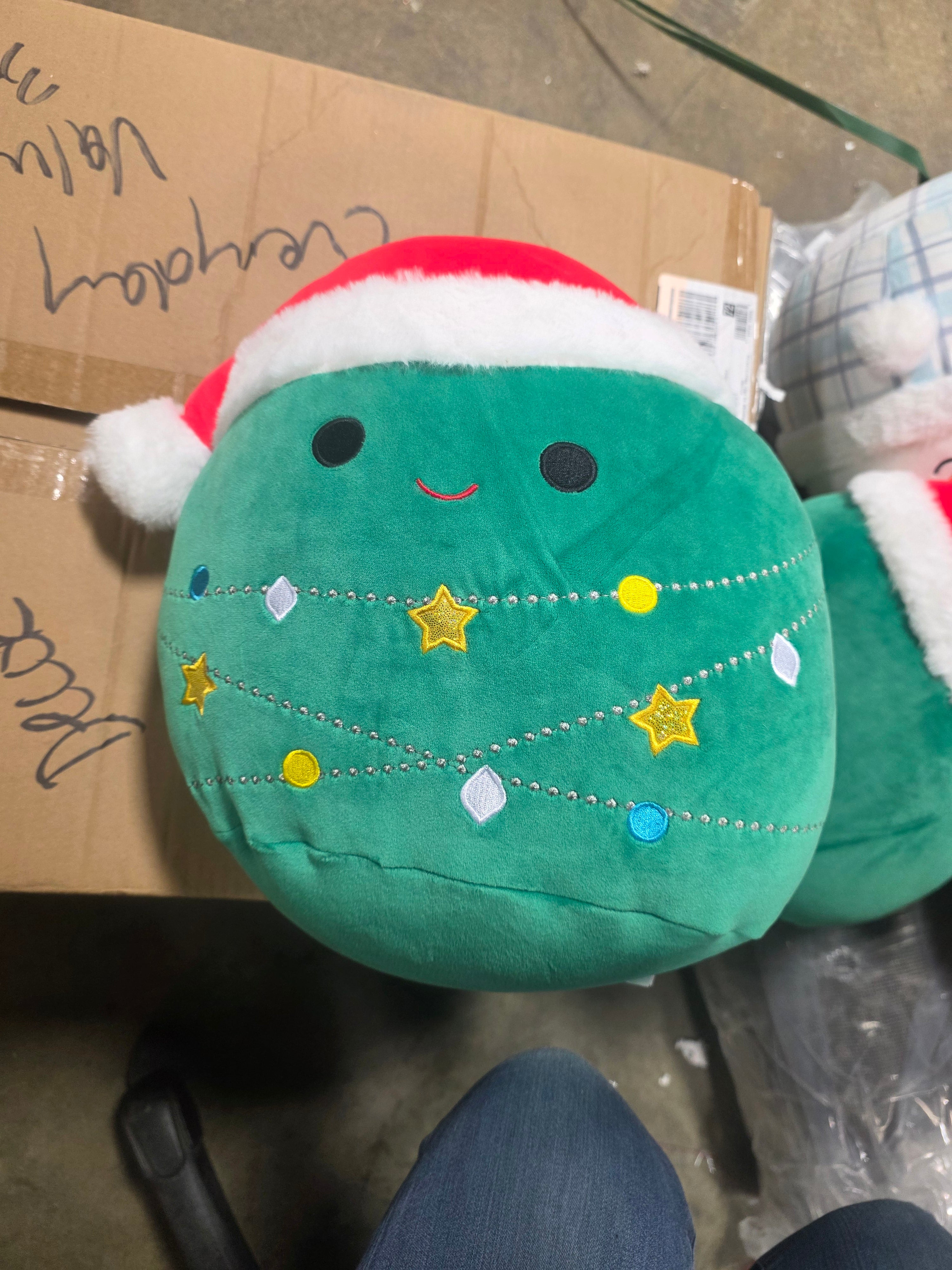 Christmas Squad Andy the Christmas Tree with Hat Plush Doll Toy final cut